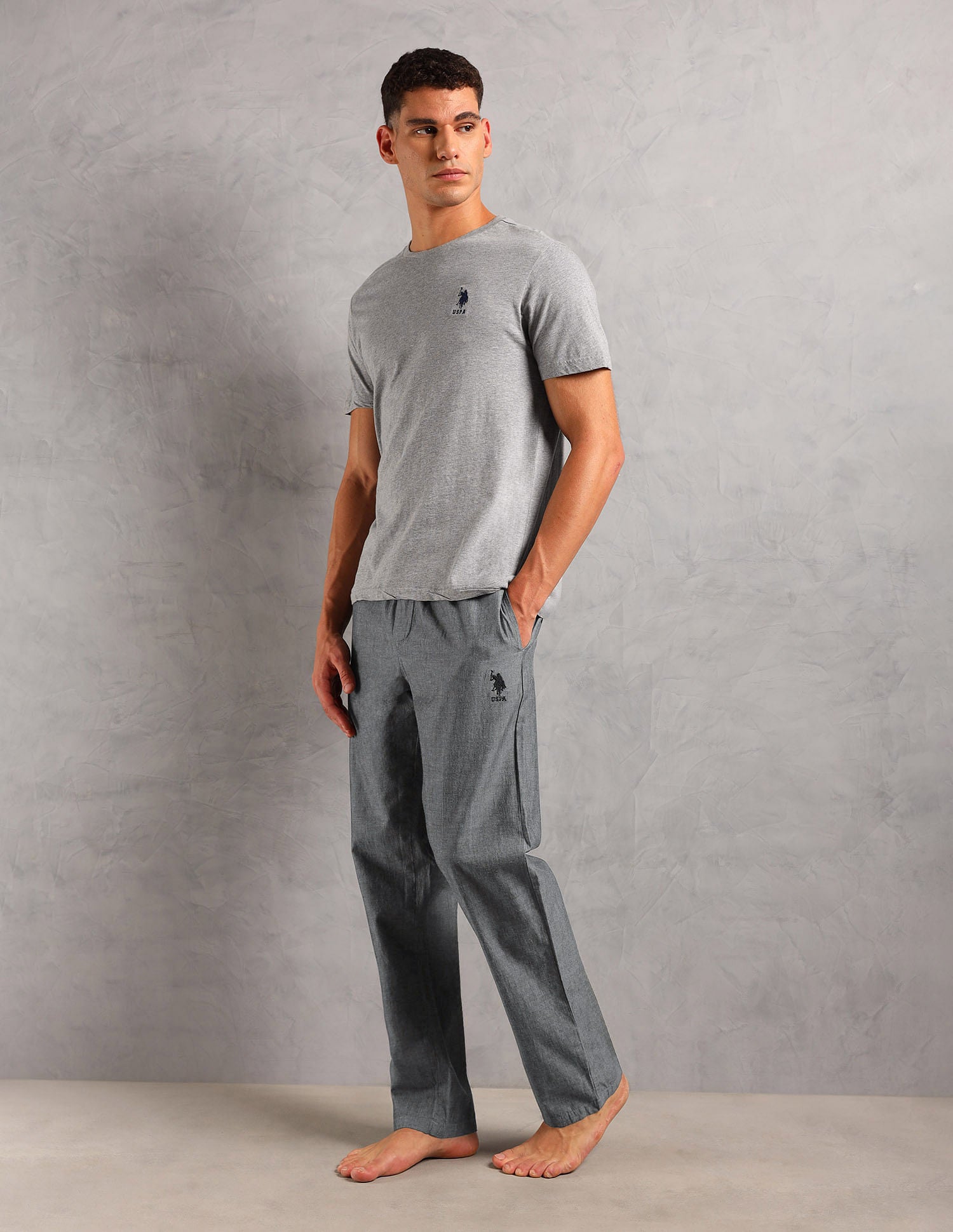 Solid Cotton Sleep Sets Assorted - U.S. POLO ASSN. | Large