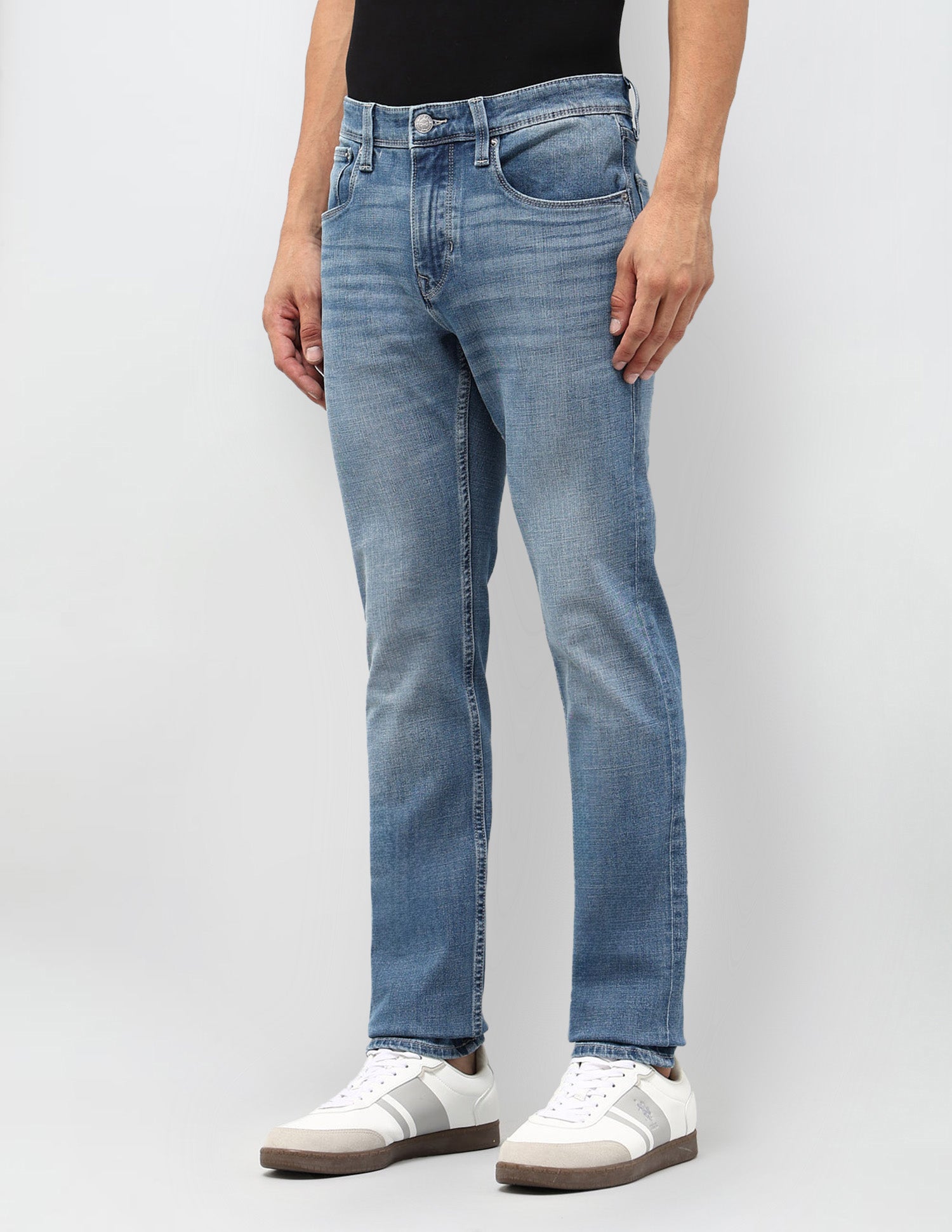 Regallo Skinny Fit Blue Jeans Light Blue - U.S. Polo Assn. India | Large
