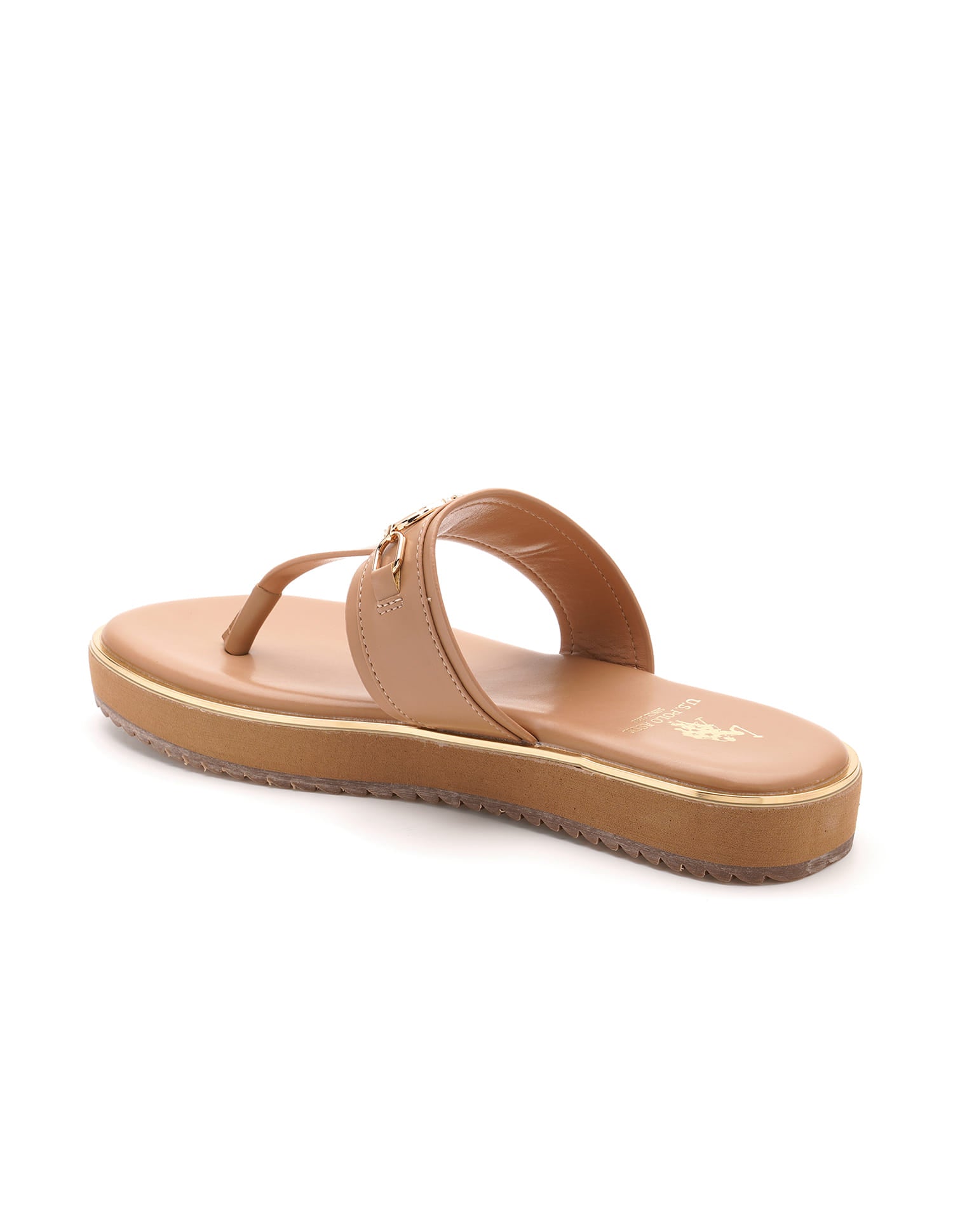 Comfort EVA Flat Matilde Sandals Tan - U.S. Polo Assn. India | Large