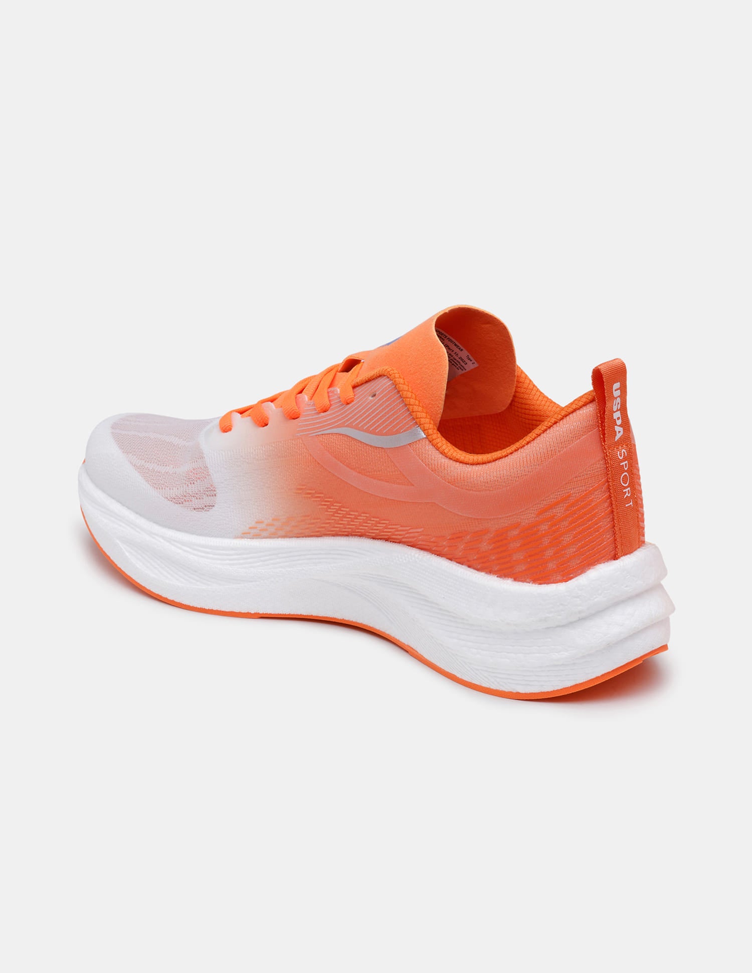Men Oskar Uspa Sport Running Shoes Orange - U.S. Polo Assn. India | Large