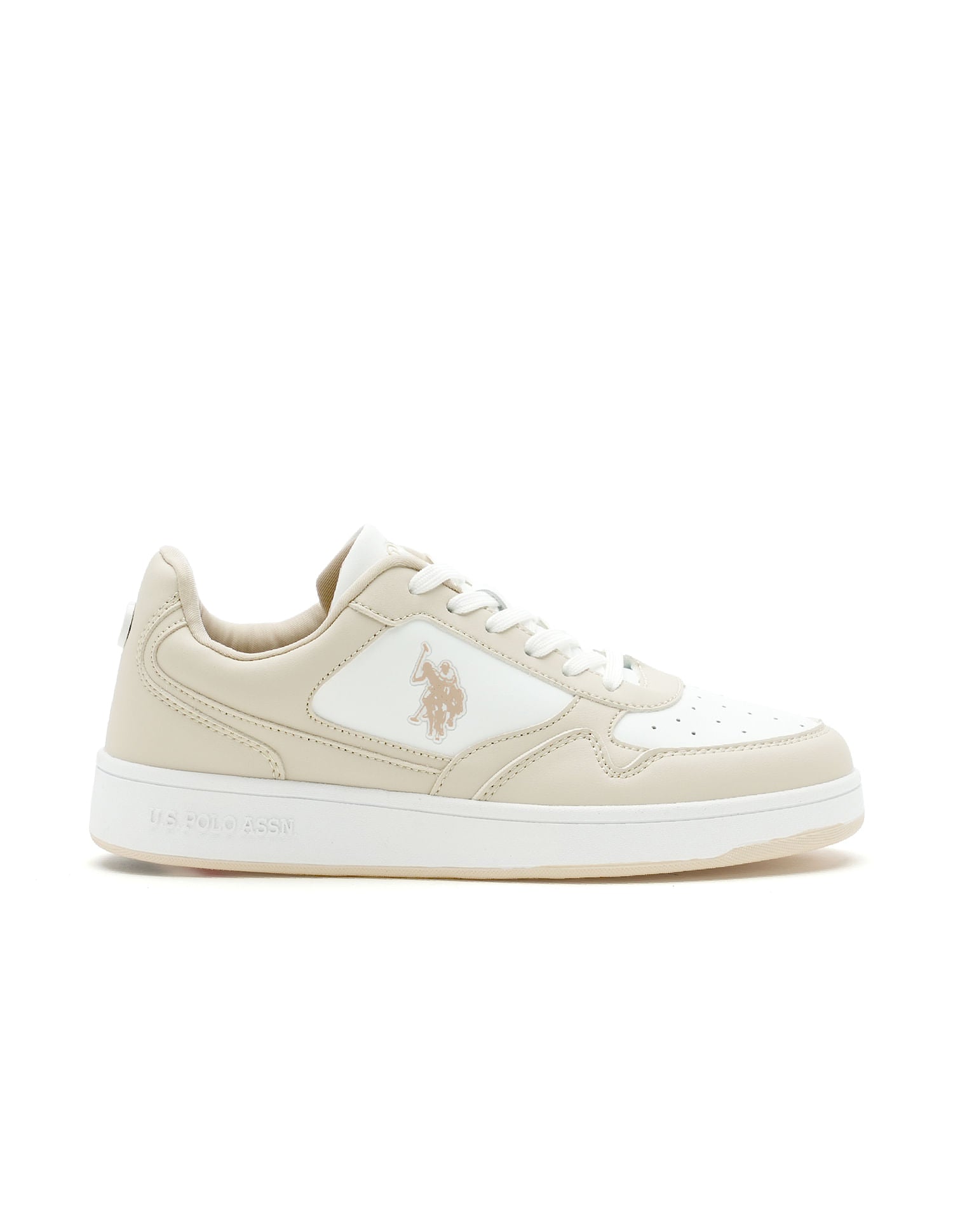 Women Colour Block Nova Sneakers Nude - U.S. Polo Assn. India | Large