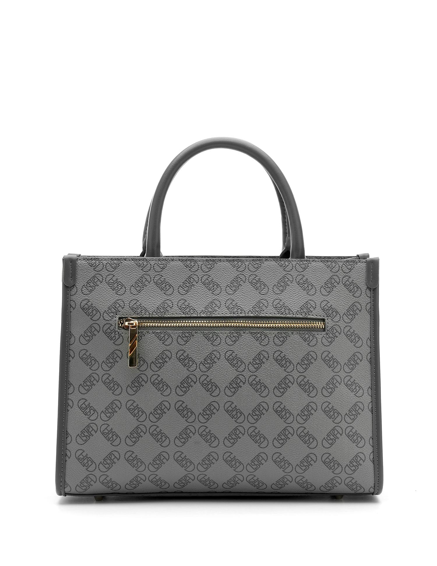 Kate Monogram Tote Handbag Grey - U.S. POLO ASSN. | Large