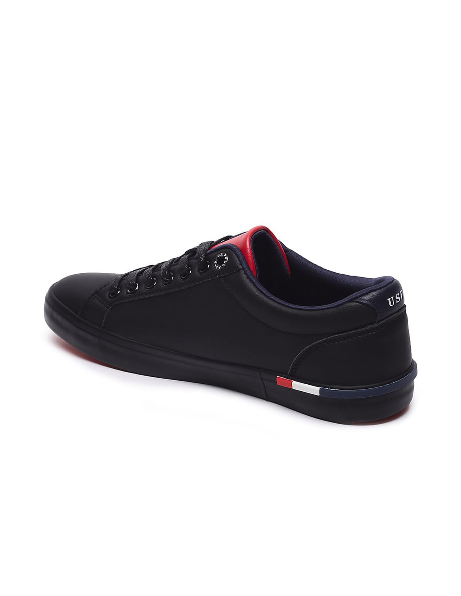 Men Round Toe Anton 5.0 Sneakers Black - U.S. Polo Assn. India | Large