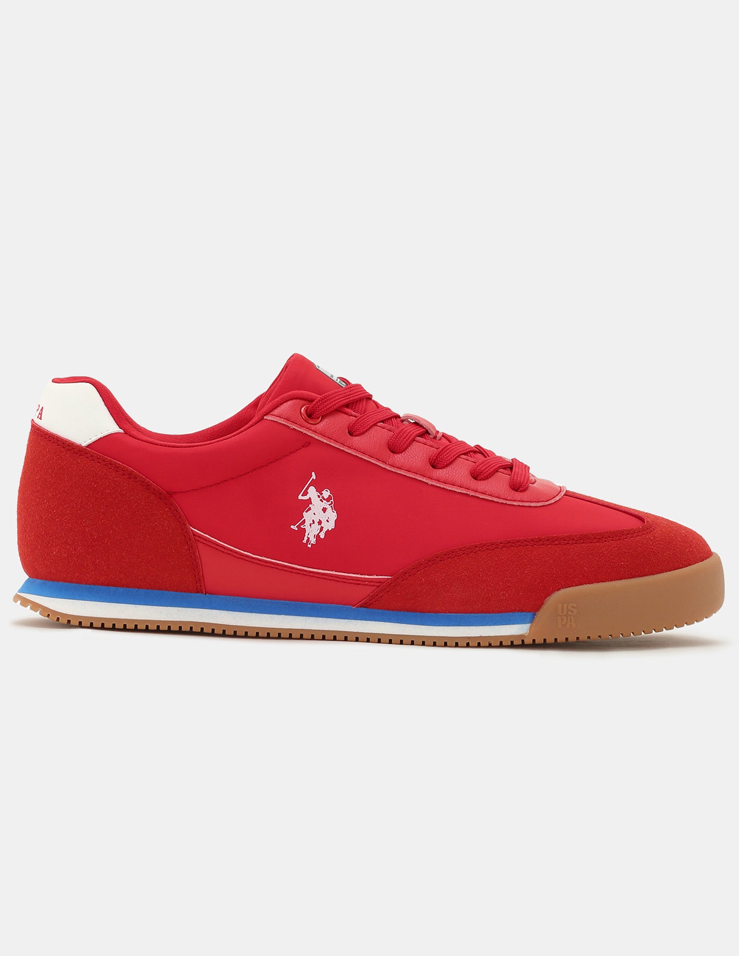 Men Solid Treviri Sneakers Burgundy - U.S. Polo Assn. India | Large