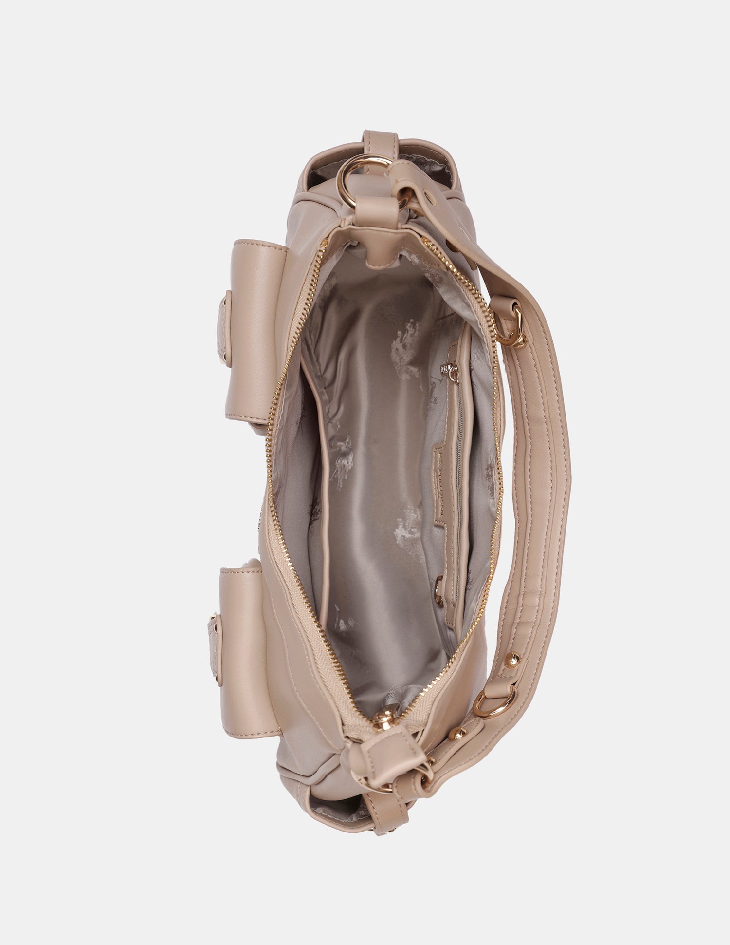 Women Alana Shoulder Bag Beige - U.S. POLO ASSN. | Large