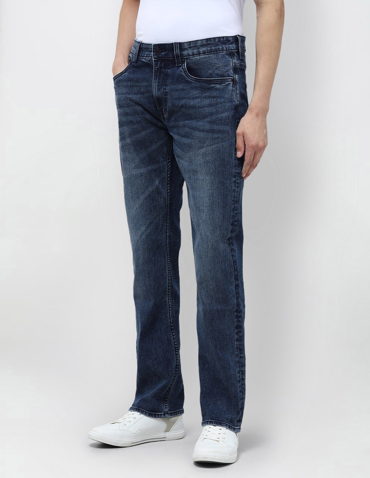 Harold Slim Straight Fit Blue Jeans Indigo - U.S. POLO ASSN. | Large