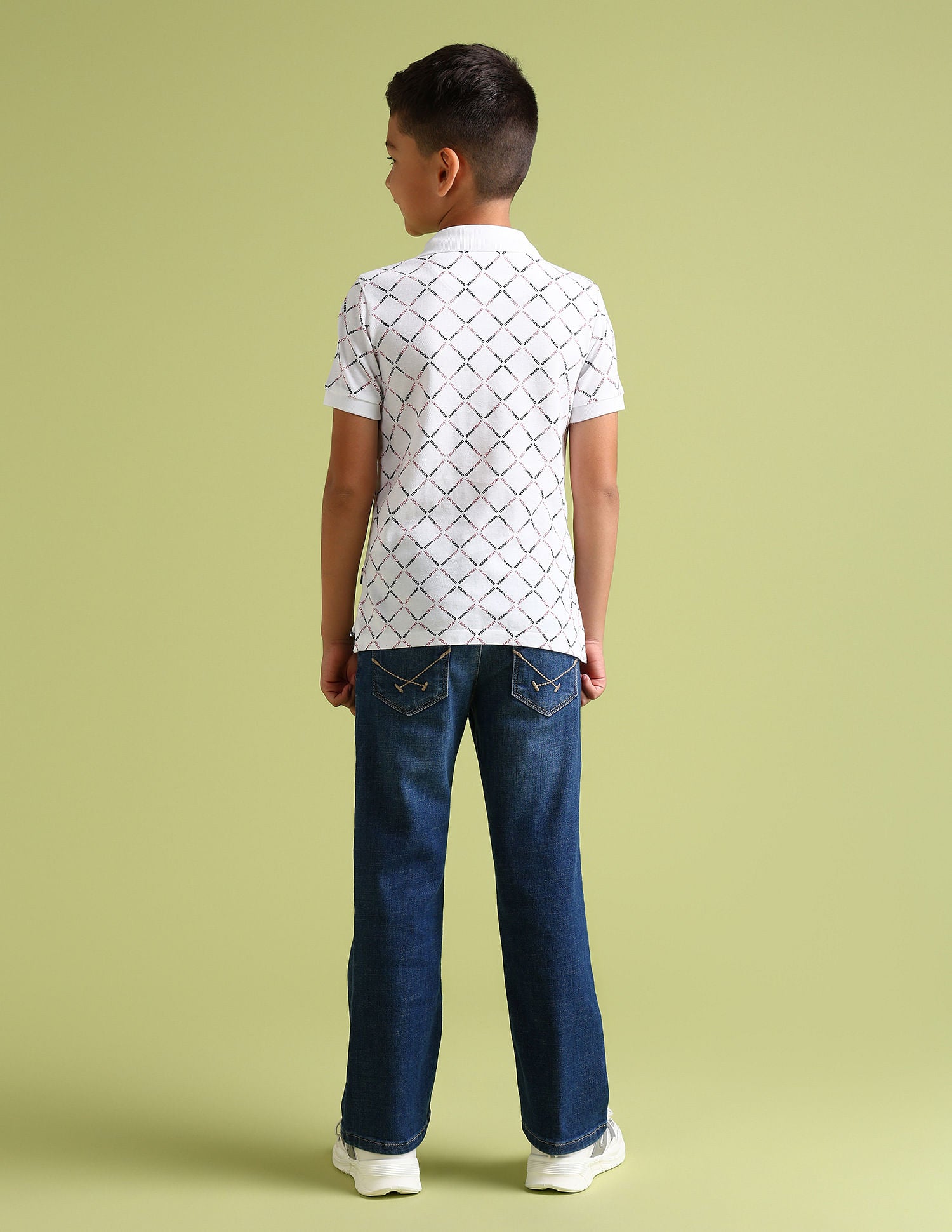 Boys Regular Fit Polo Shirt White - U.S. Polo Assn. India | Large