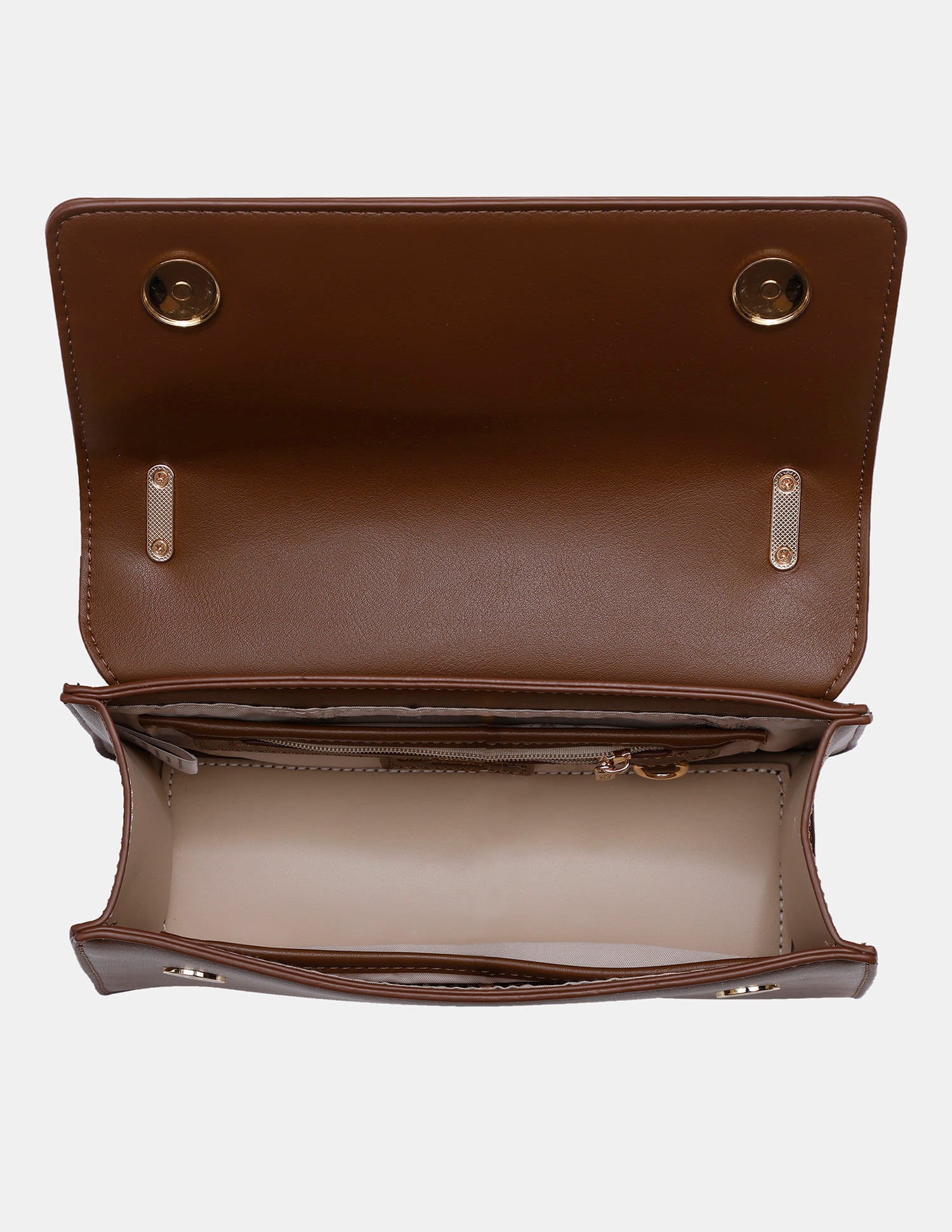 Anya 2.0 Colourblocked Crossbody Bag Brown - U.S. Polo Assn. India | Large