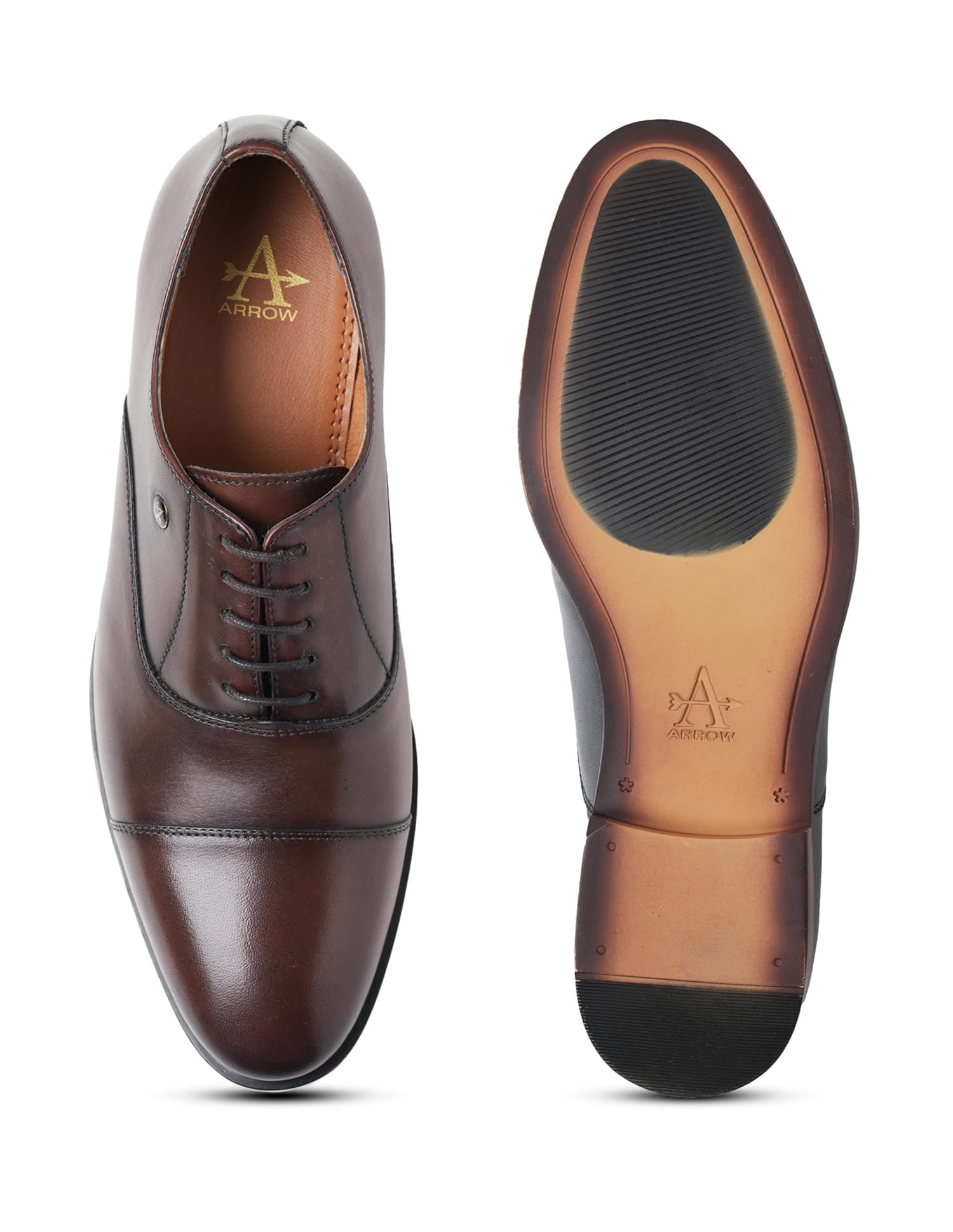 Orion 3.0 Leather Shoes Brown - U.S. Polo Assn. India | Large