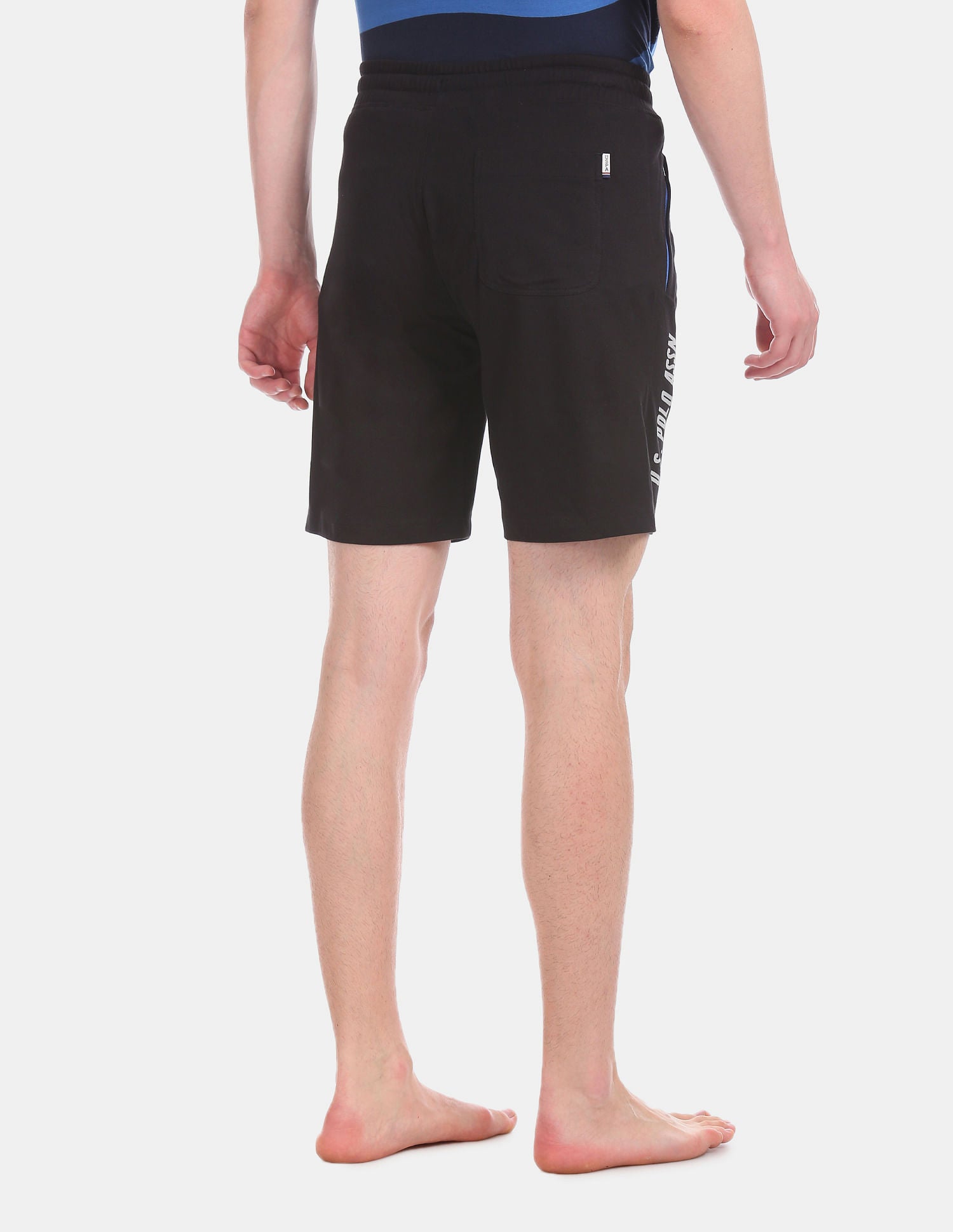 Comfort Fit Solid I677 Shorts - Pack Of 1 Black - U.S. POLO ASSN. | Large