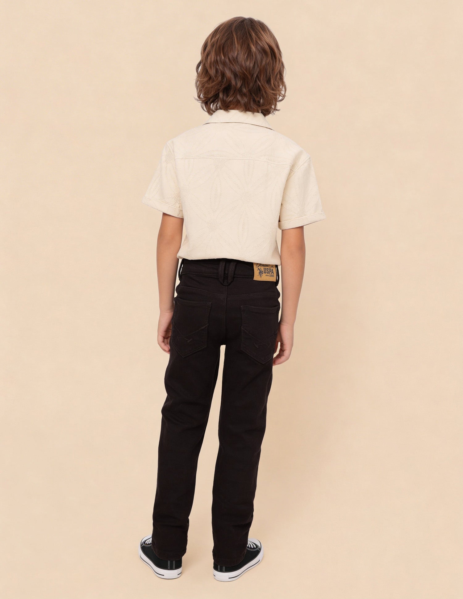 Mid Rise Slim Fit Jeans Brown - U.S. Polo Assn. India | Large