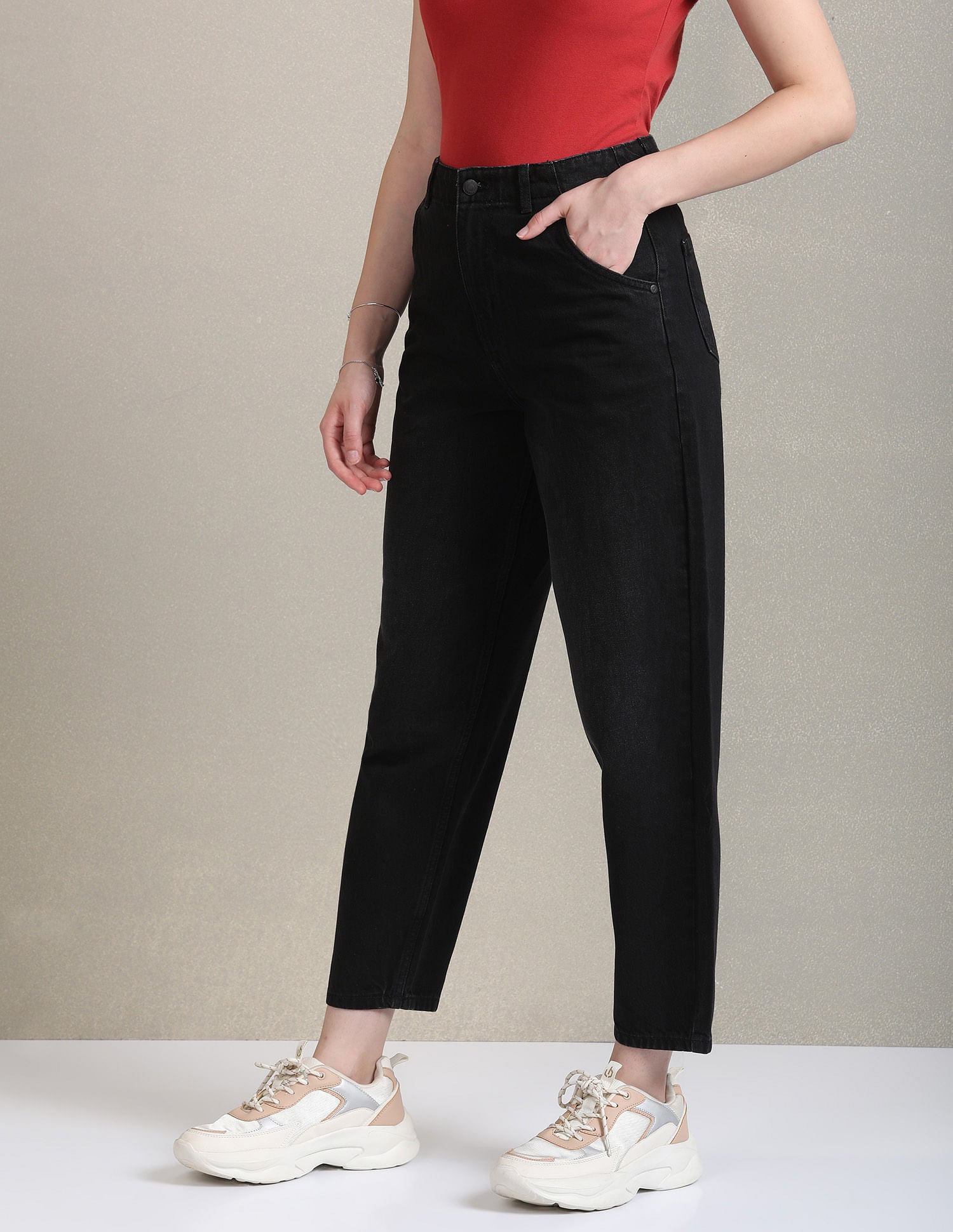 Carrot Fit Black Jeans Black - U.S. POLO ASSN. | Large