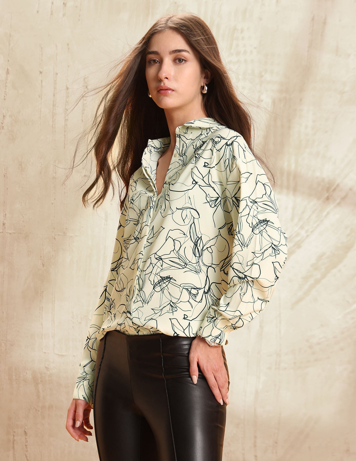 Drop Shoulder Shirt With Aop Multi-colour - U.S. POLO ASSN. | Large