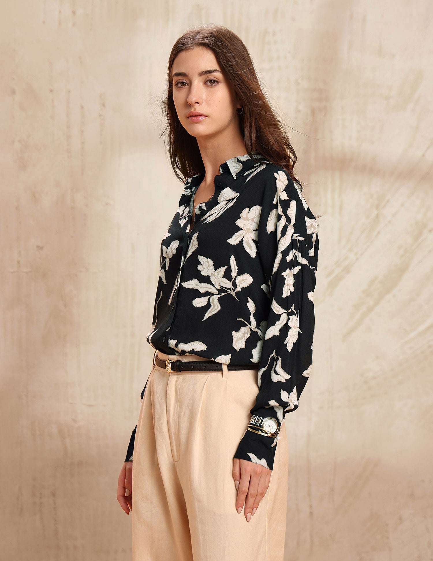 Relaxed Fit Floral Printed Shirt Multi-colour - U.S. POLO ASSN. | Large