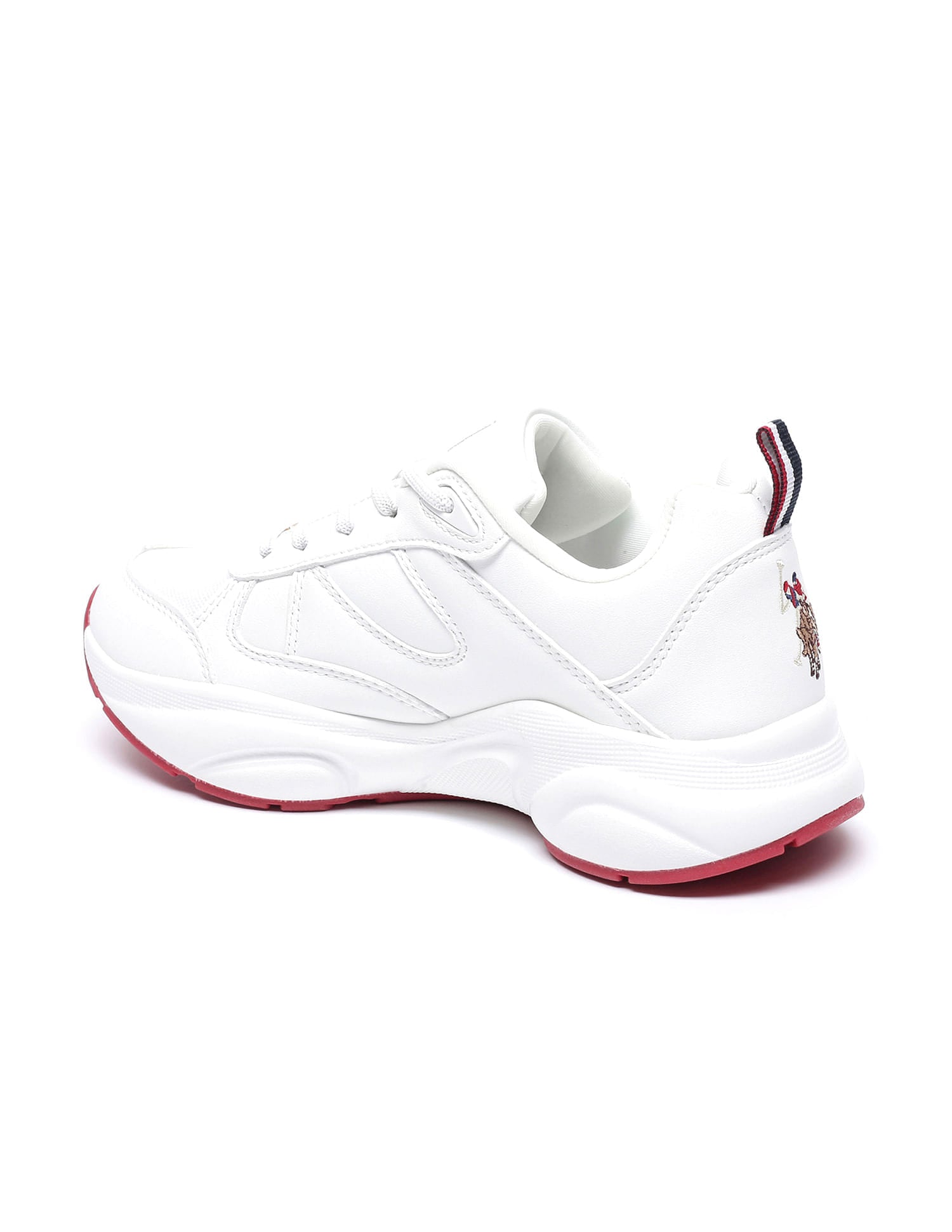 Women Sage 4.0 Lace Up Sneakers Off White - U.S. Polo Assn. India | Large