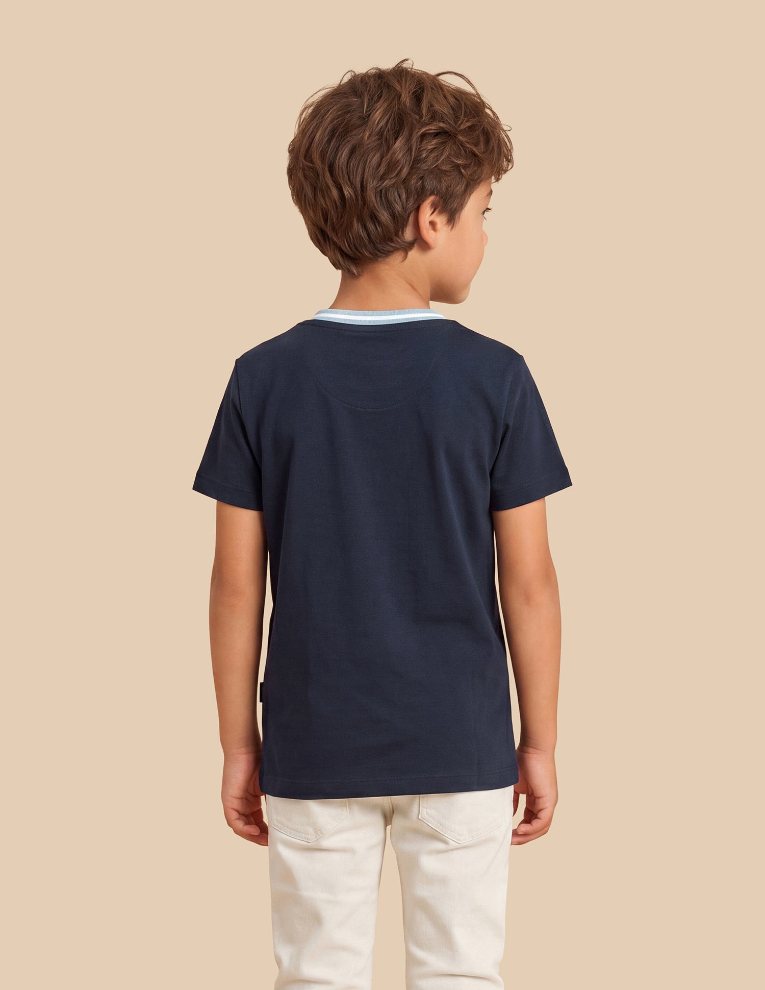 Graphic Brand Printed Regular Fit T-Shirt Navy - U.S. Polo Assn. India | Large