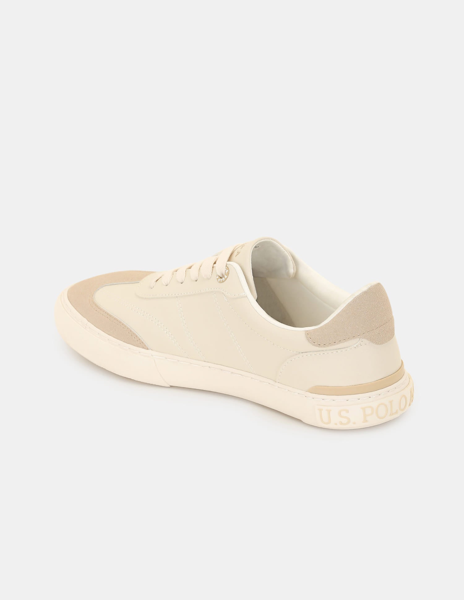 Men Colourblocked Gian 4.0 Sneakers Beige - U.S. Polo Assn. India | Large