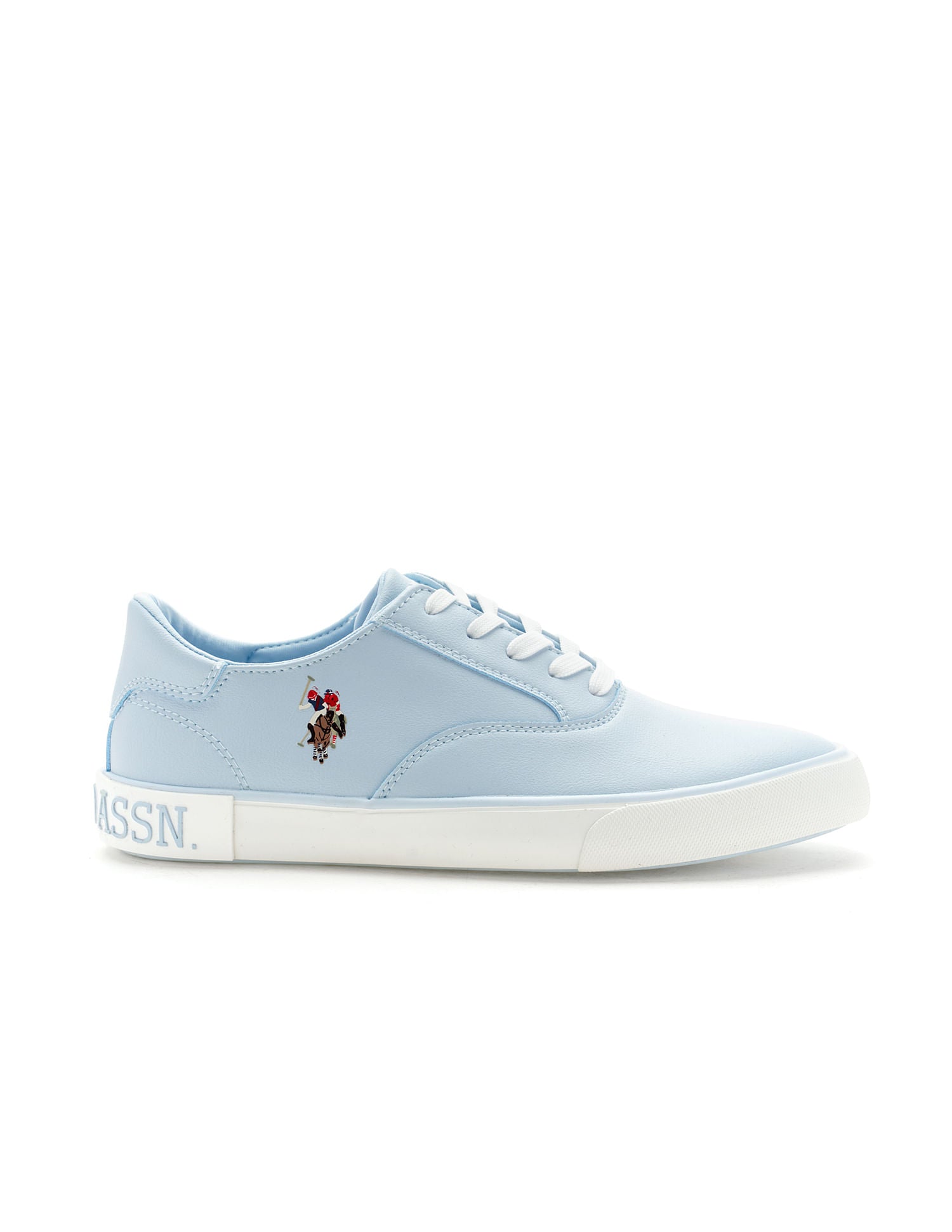 Women Low Top Parker Sneakers Light Blue - U.S. Polo Assn. India | Large