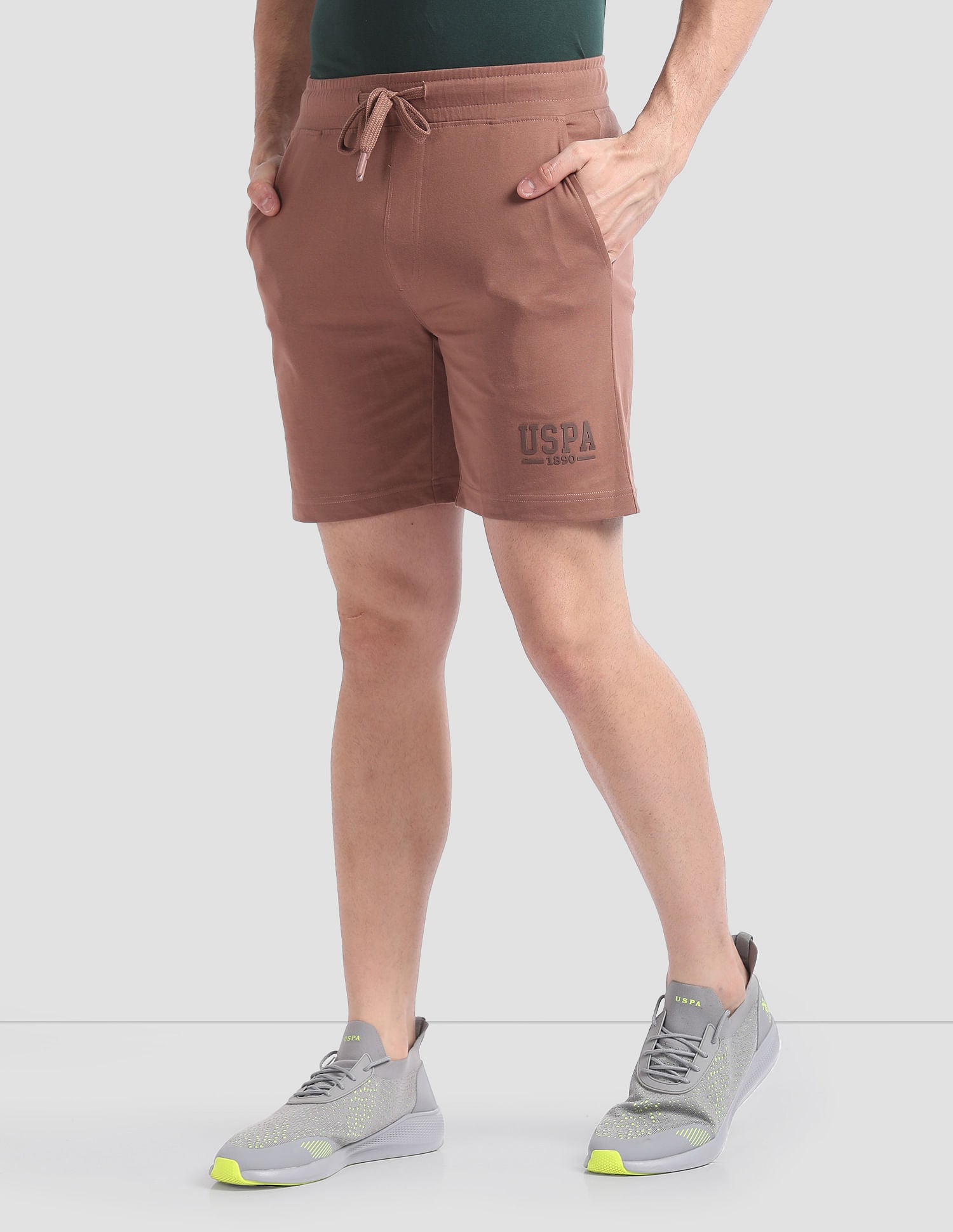 Relaxed Fit Logo IYBF Lounge Shorts - Pack Of 1 Beige - U.S. POLO ASSN. | Large