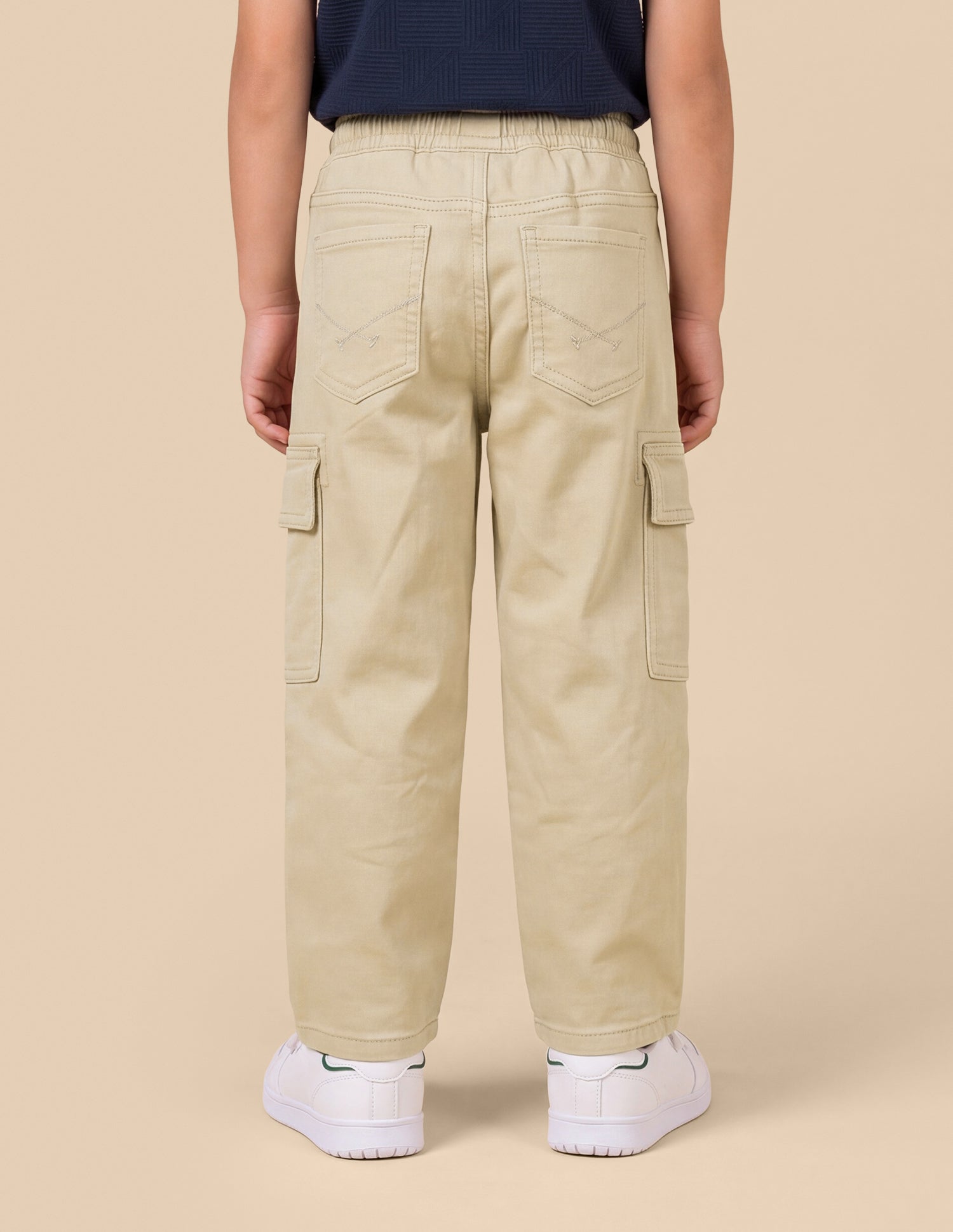 Shawn Baggy Fit White Cargo Jeans Off White - U.S. Polo Assn. India | Large