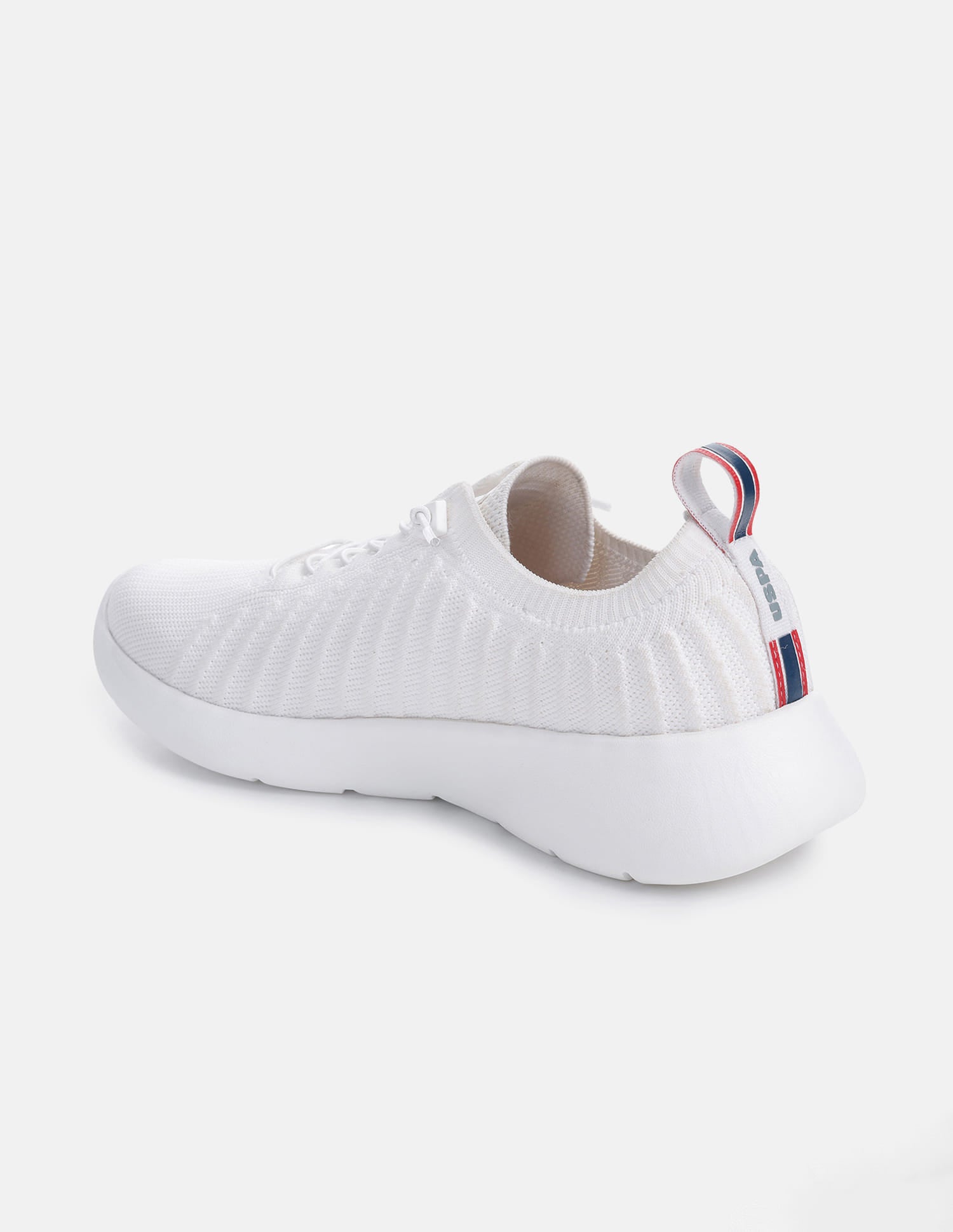Men Solid Rocco Sports Sneakers White - U.S. Polo Assn. India | Large