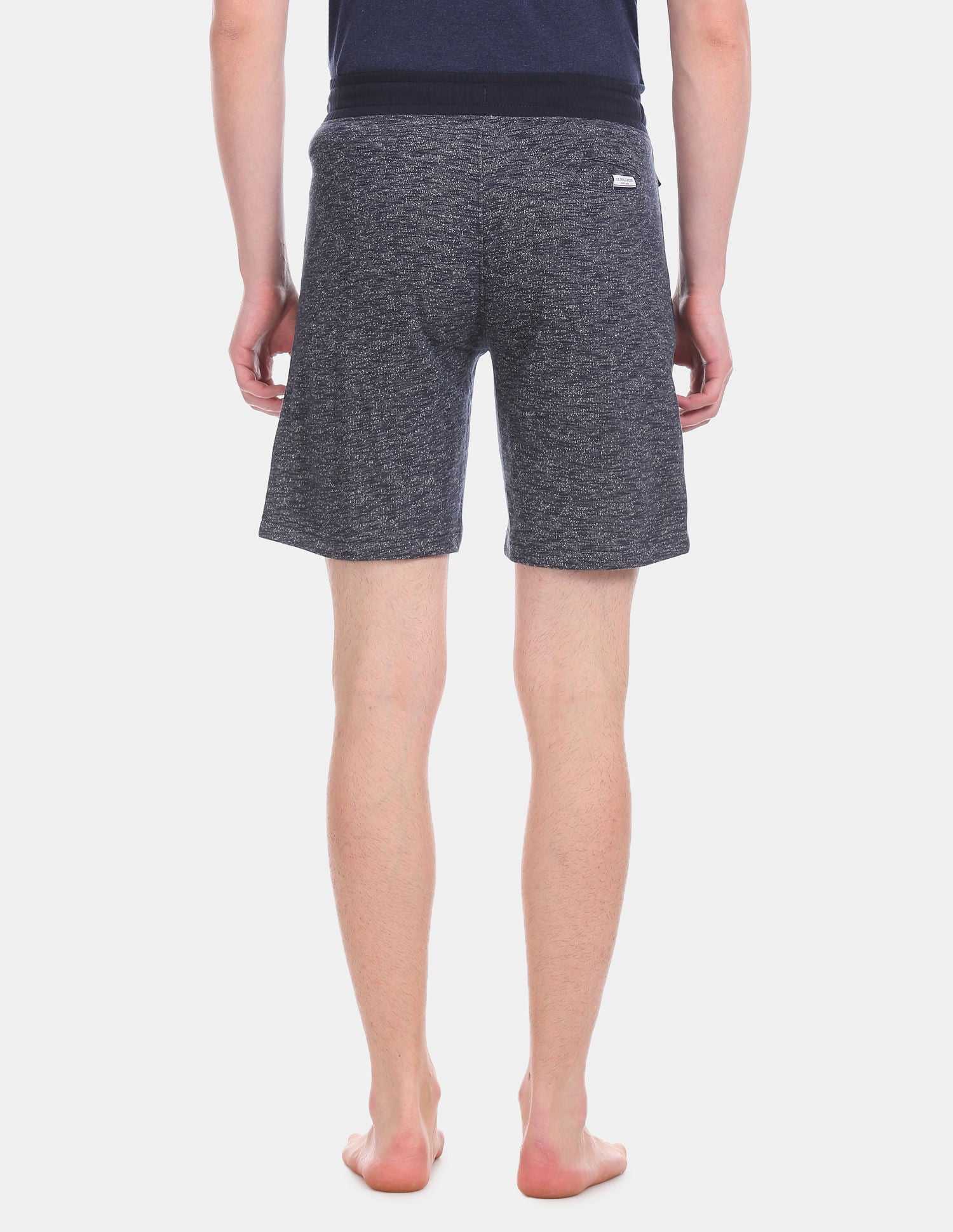 Comfort Fit Heathered I679 Shorts - Pack Of 1 Navy - U.S. POLO ASSN. | Large
