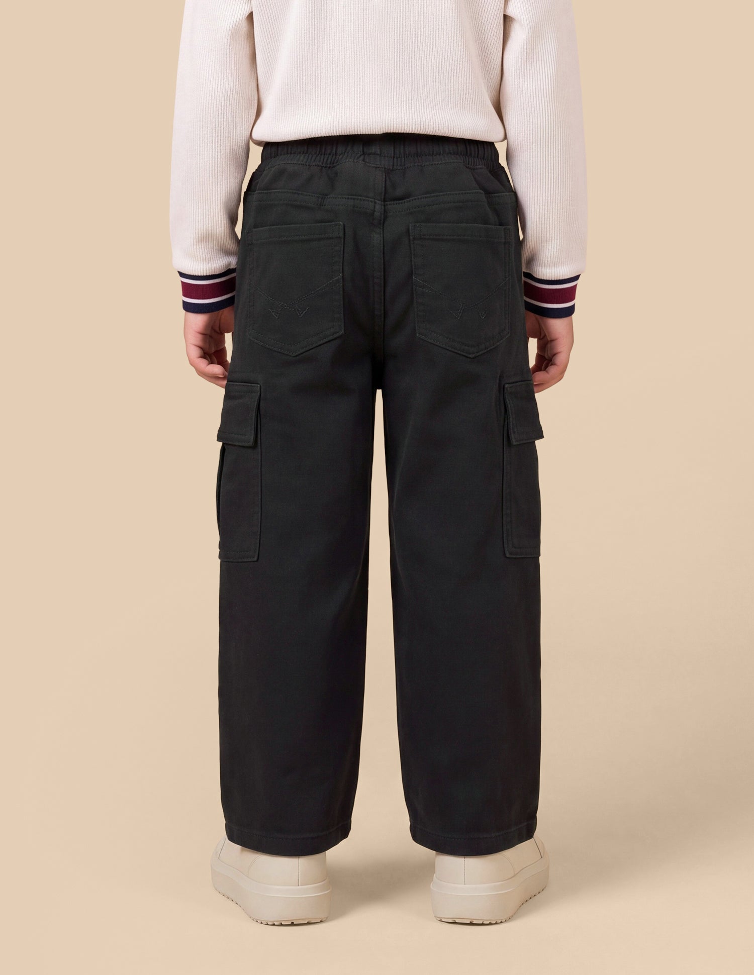 Shawn Baggy Fit Grey Cargo Jeans Dark Grey - U.S. Polo Assn. India | Large