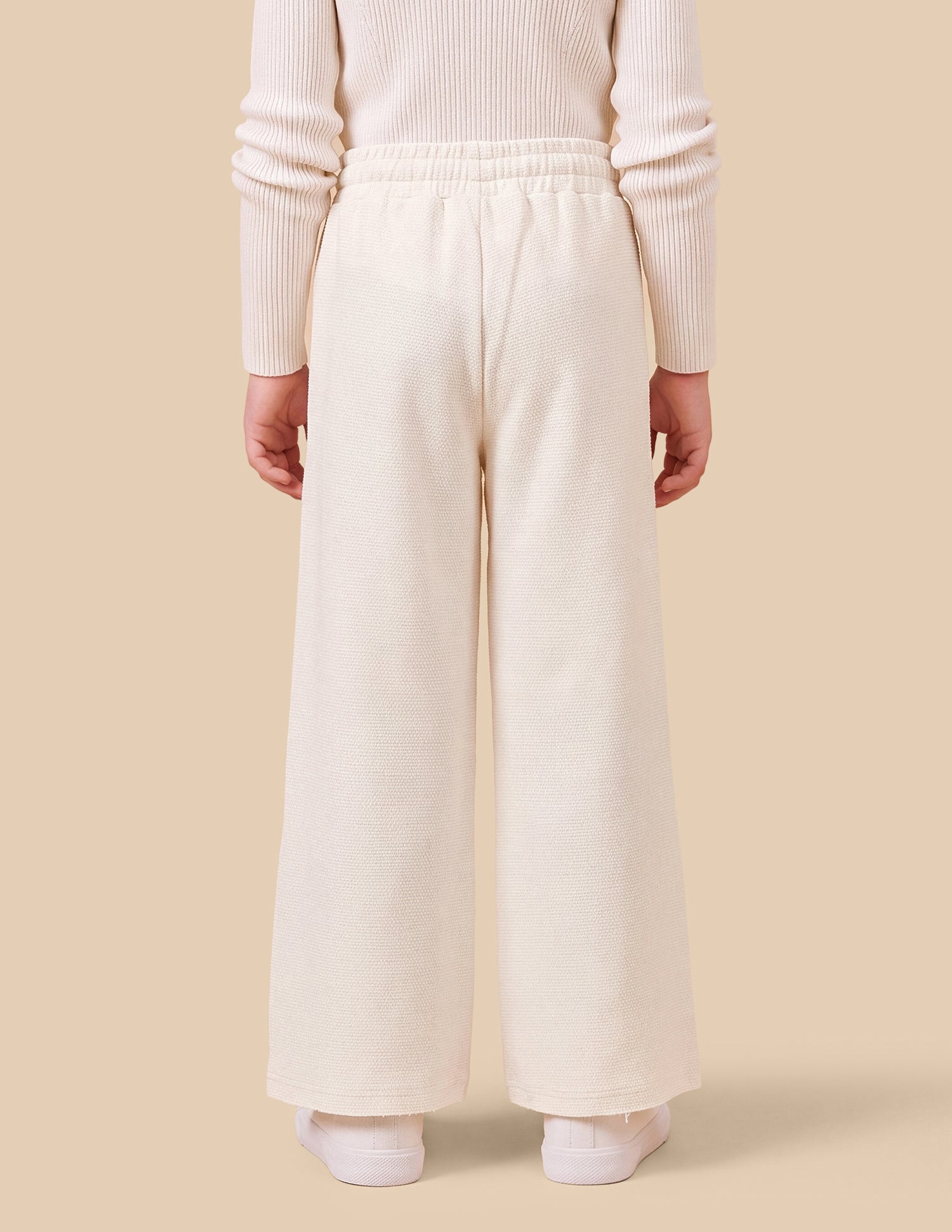 Mid Rise Loose Fit Track Pants Off White - U.S. Polo Assn. India | Large