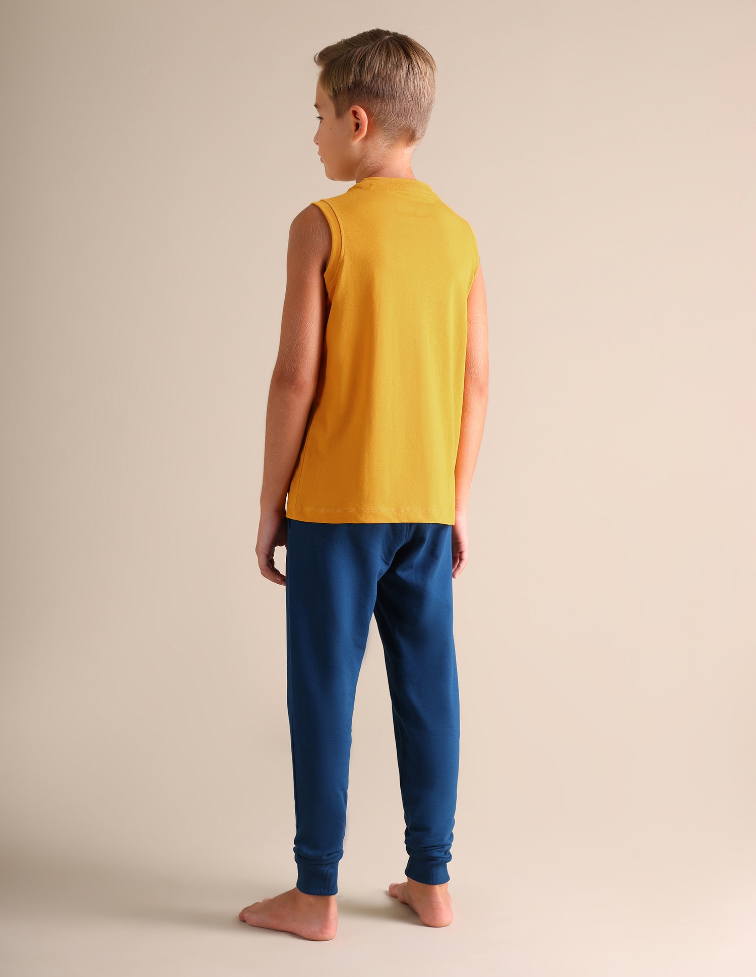 Graphic Print LKE02 Lounge T-Shirt - Pack Of 1 Mustard - U.S. POLO ASSN. | Large