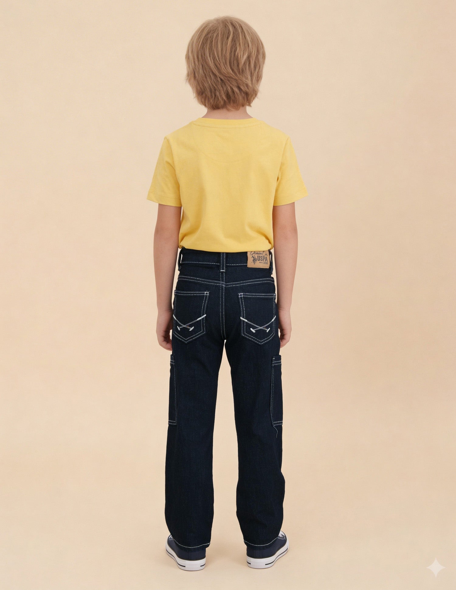 Relaxed Fit Blue Jeans Navy - U.S. Polo Assn. India | Large