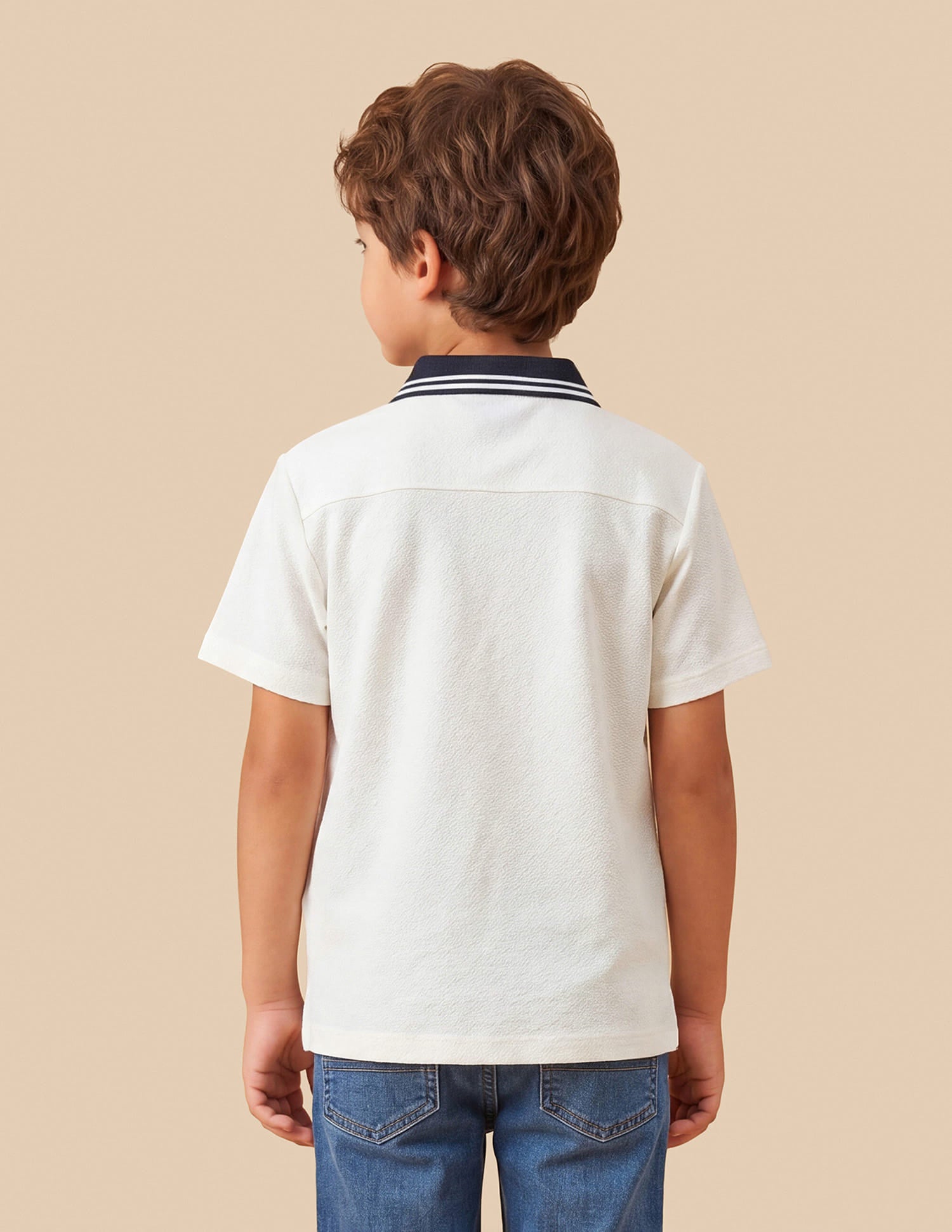 Colourblocked Regular Fit Shirt White - U.S. Polo Assn. India | Large