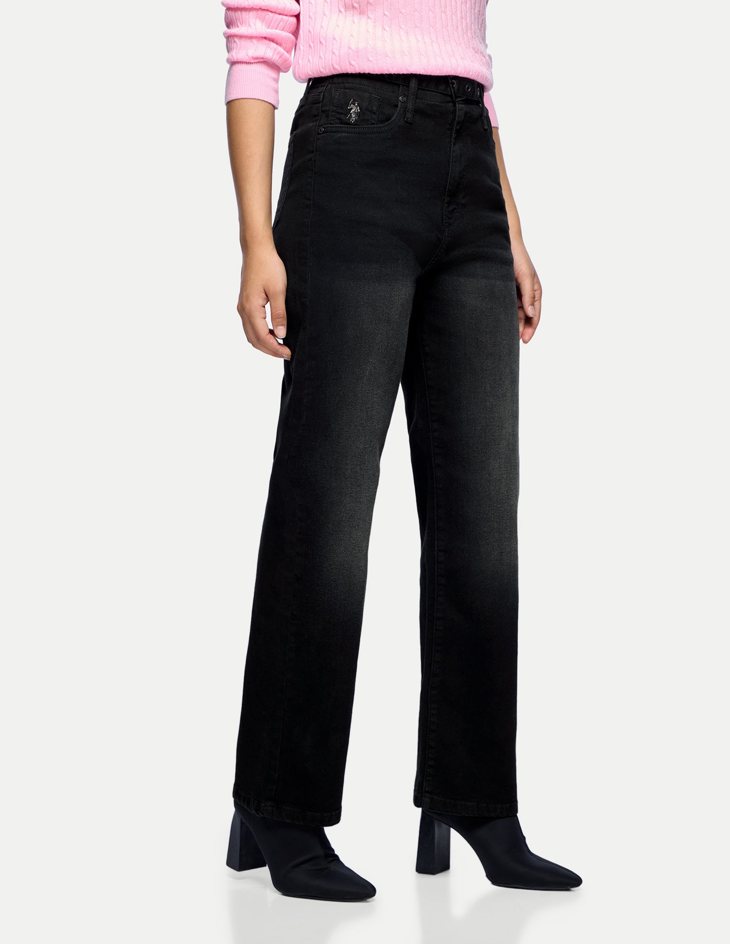 Straight Fit Grey Jeans Dark Grey - U.S. Polo Assn. India | Large