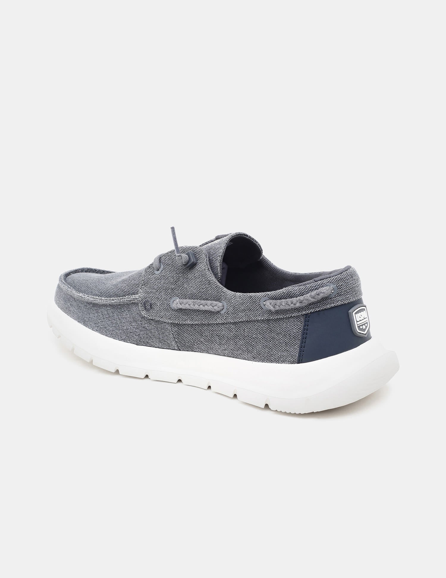 Round Toe Slip Ons Nero Sneakers Blue - U.S. Polo Assn. India | Large