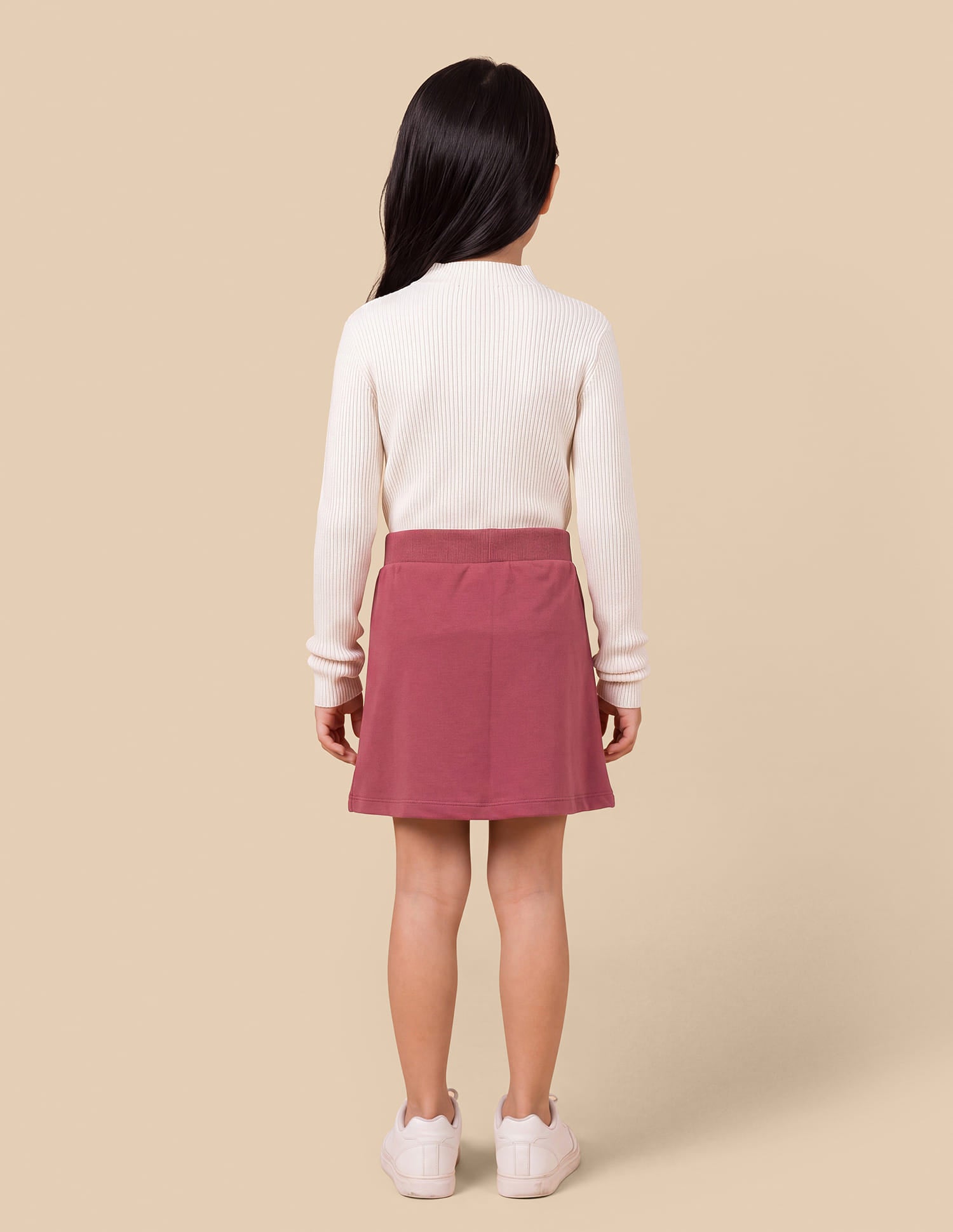 Mid Rise A-Line Skirt Pink - U.S. Polo Assn. India | Large