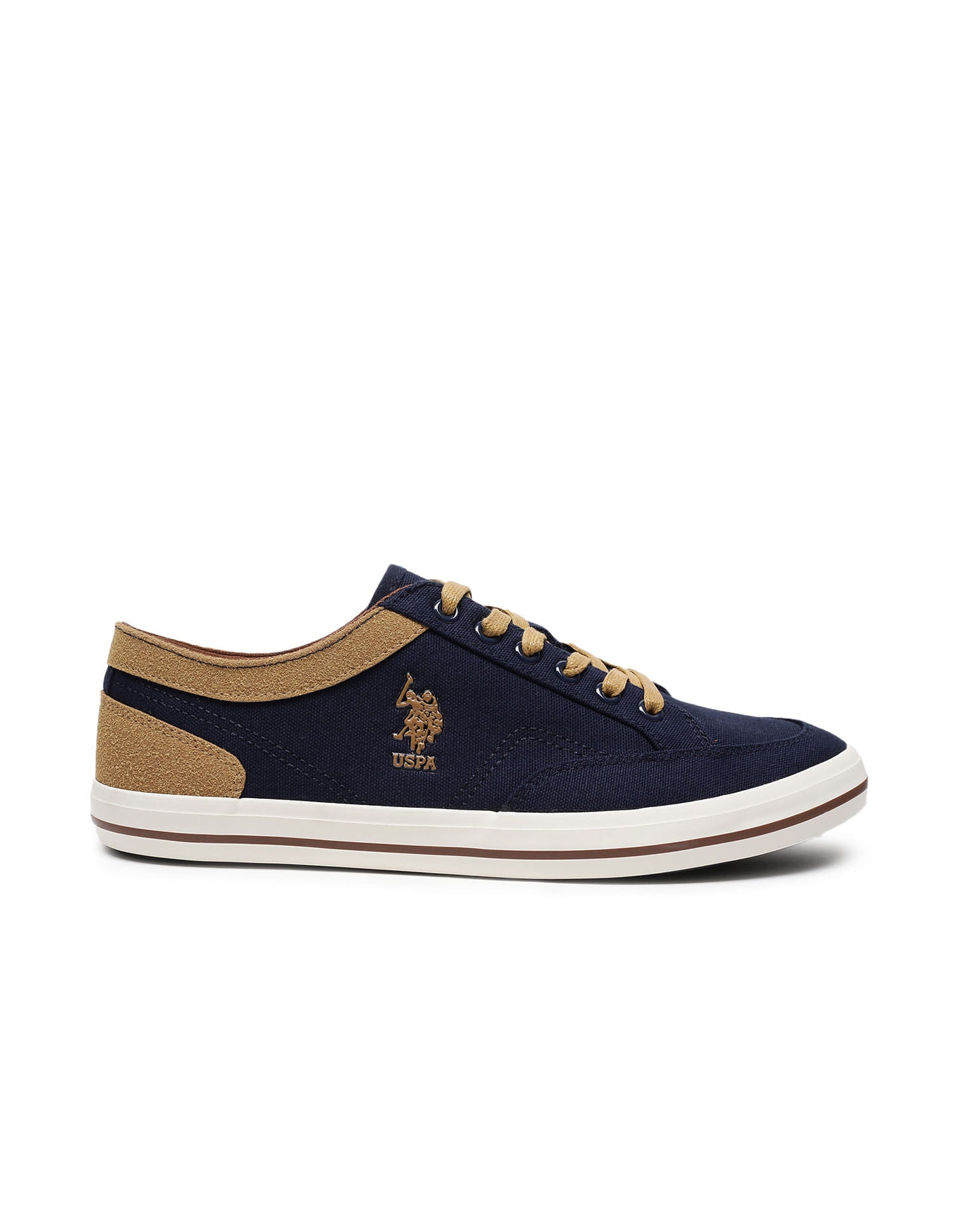 Men Monton 10.0 Colourblocked Sneakers Navy - U.S. Polo Assn. India | Large