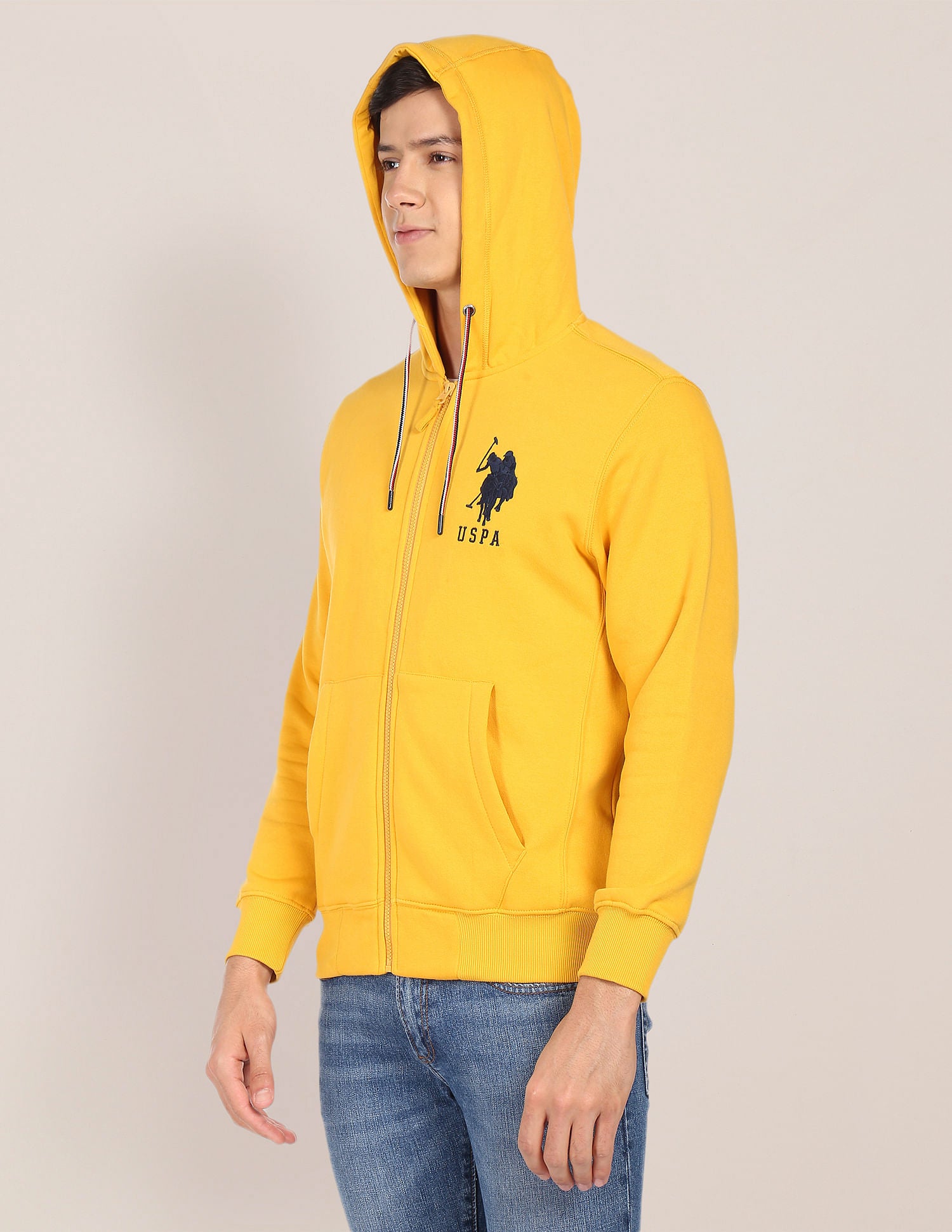 zip hoodie orange and yellow hoodie