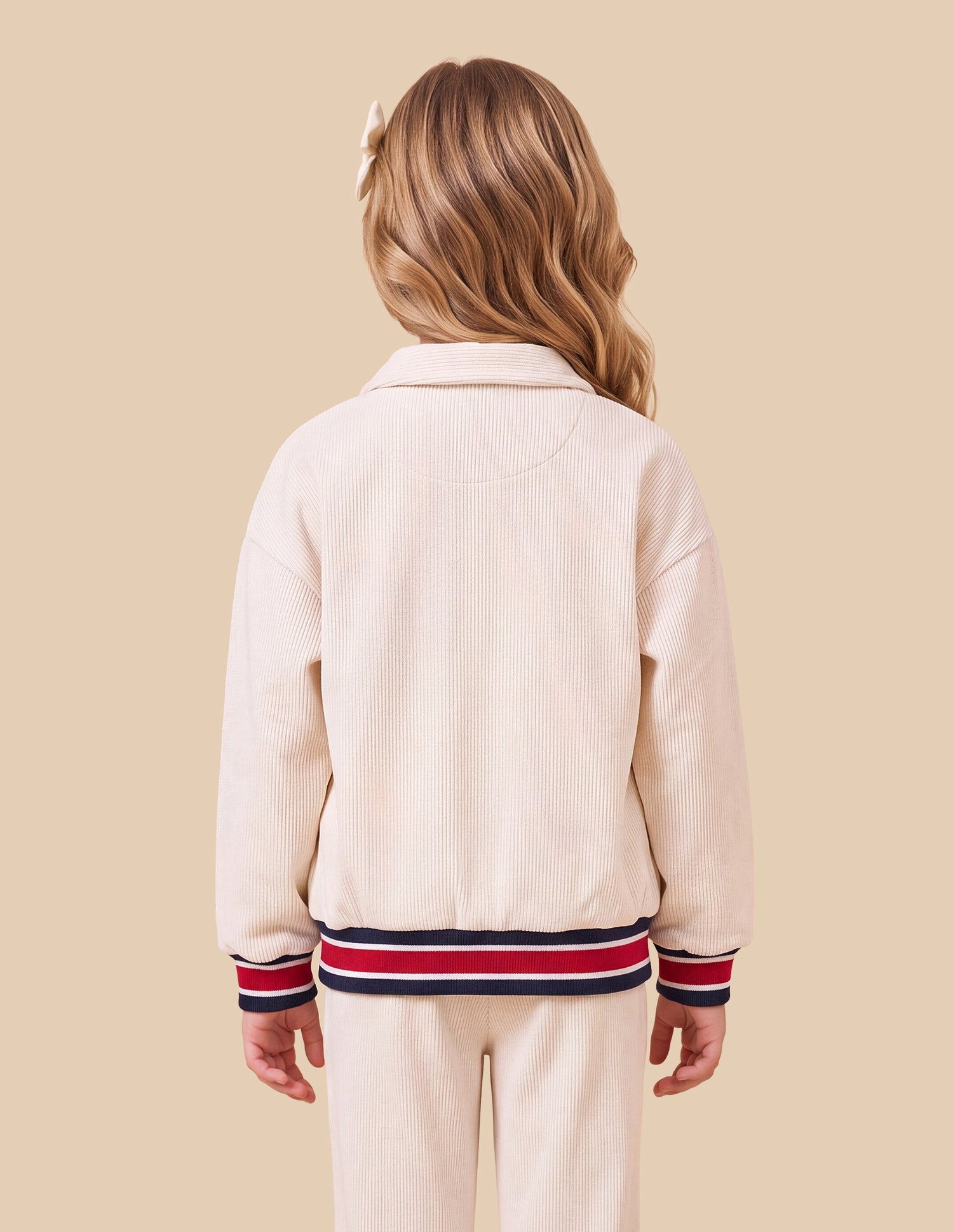 Brand Printed Relaxed Fit Sweatshirt Off White - U.S. Polo Assn. India | Large