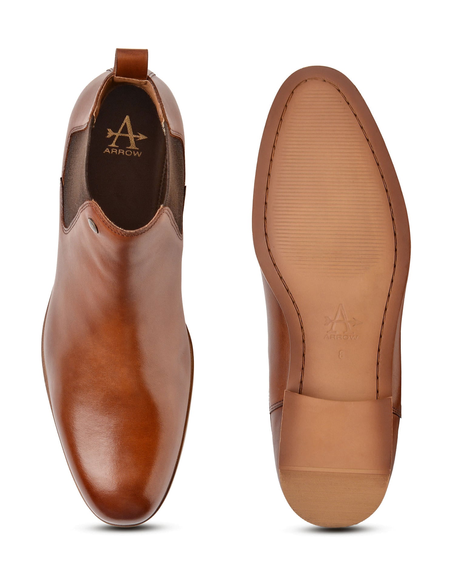 Boost 3.0 Leather Chelsea Boots Tan - U.S. Polo Assn. India | Large
