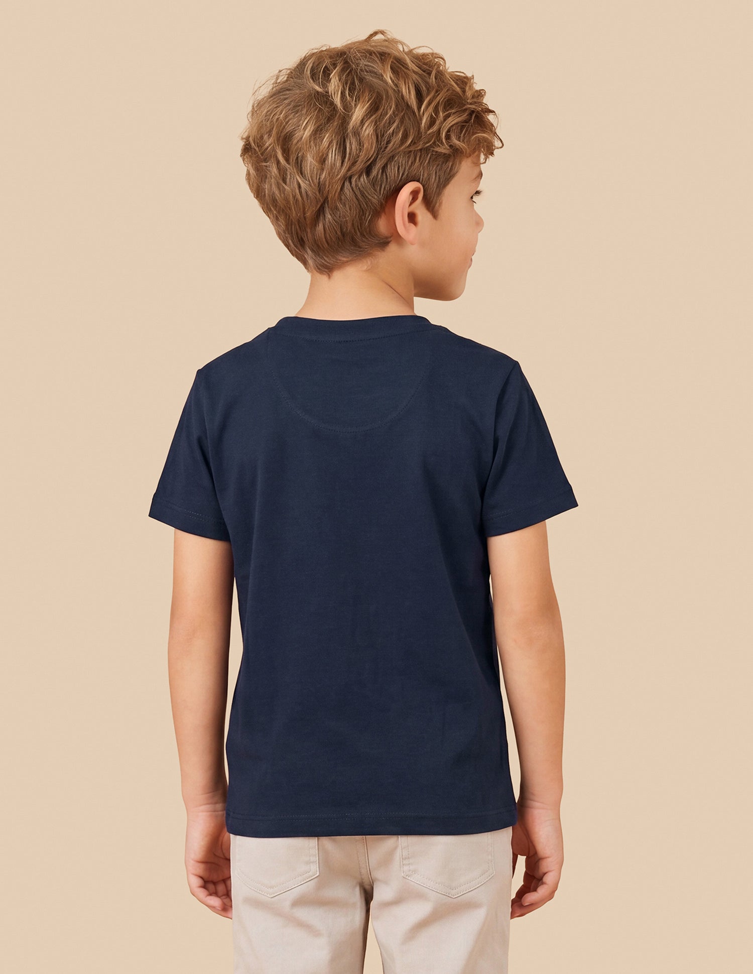 Graphic Brand Printed Regular Fit T-Shirt Navy - U.S. Polo Assn. India | Large
