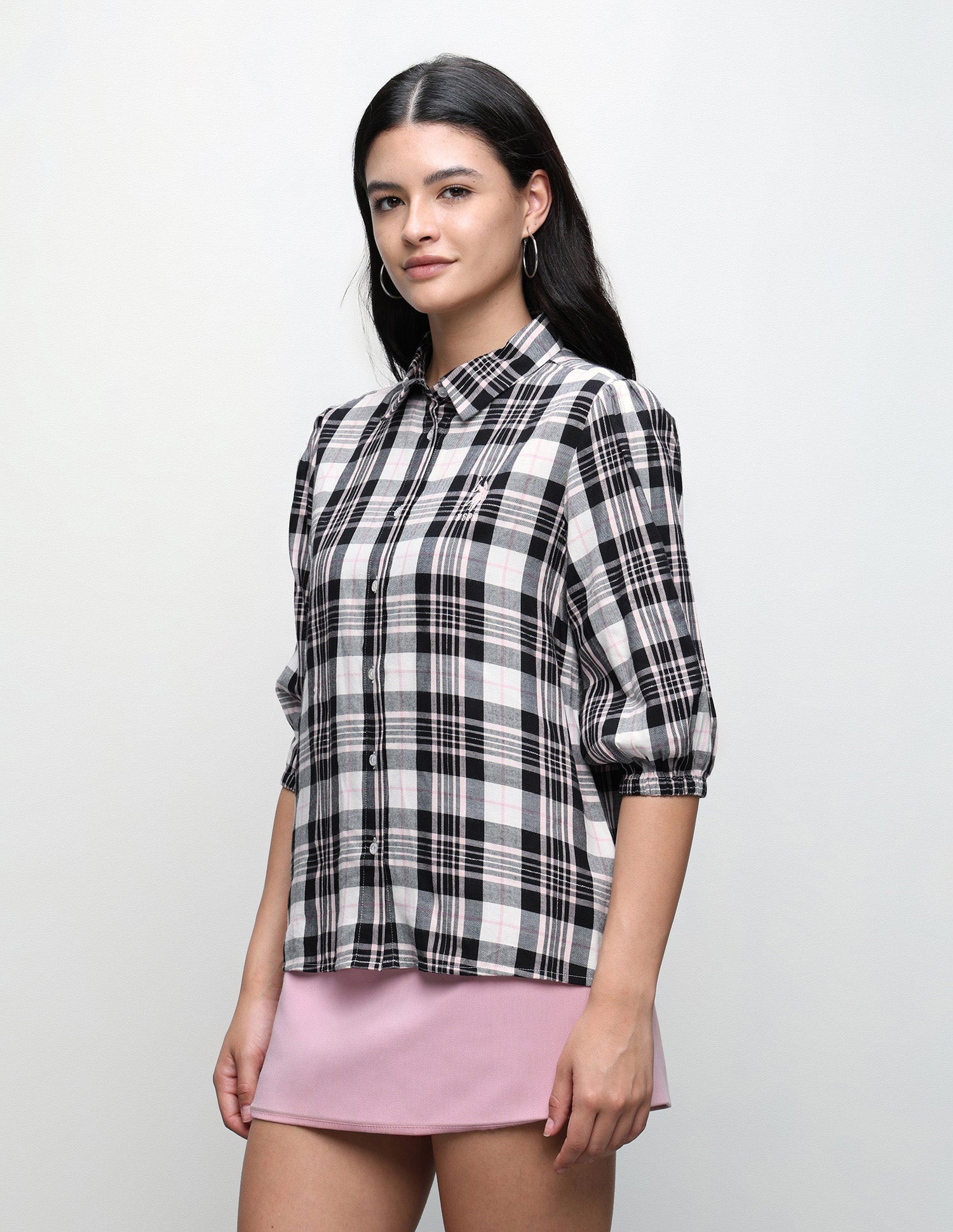 Plaid Checked Regular Fit Shirt Multicolour - U.S. Polo Assn. India | Large