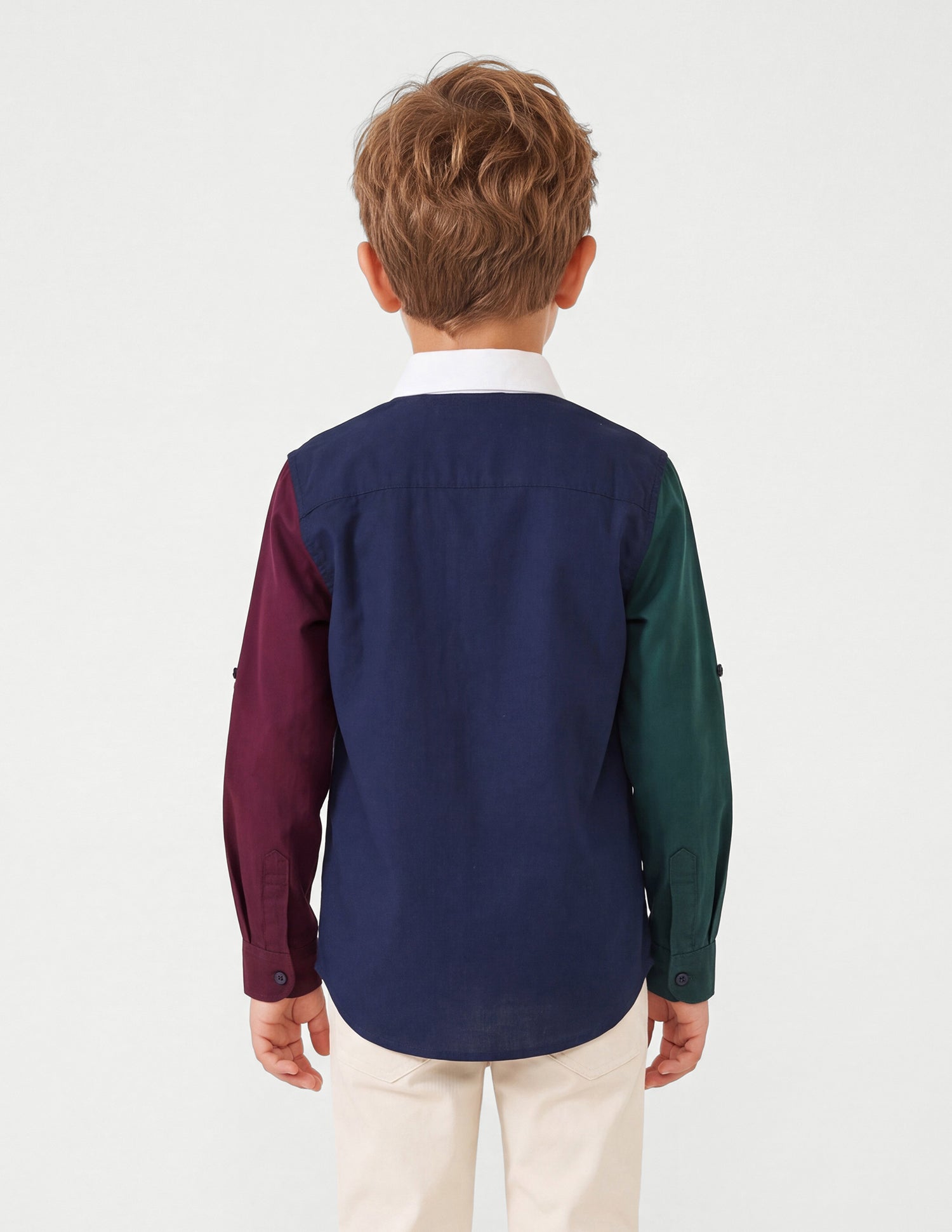 Colourblocked Oxford Shirt Green - U.S. Polo Assn. India | Large
