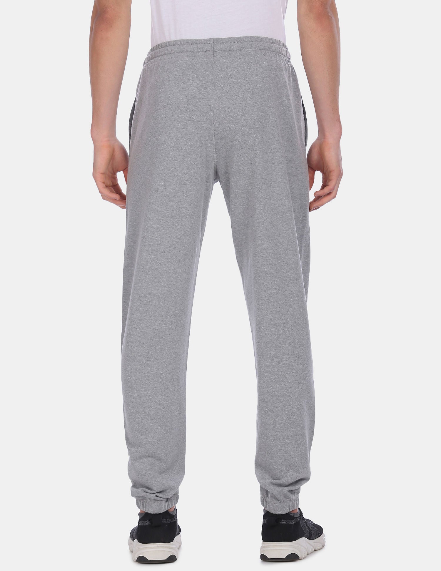 Comfort Fit Solid I674 Joggers - Pack Of 1 Light Grey - U.S. POLO ASSN. | Large