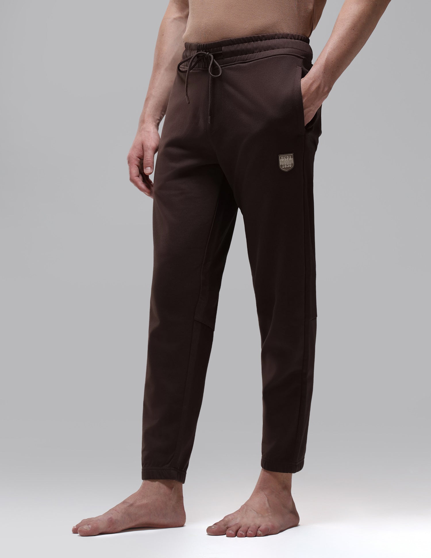 Breathable Relaxed Fit OJ010 Lounge Joggers Java - U.S. Polo Assn. India | Large
