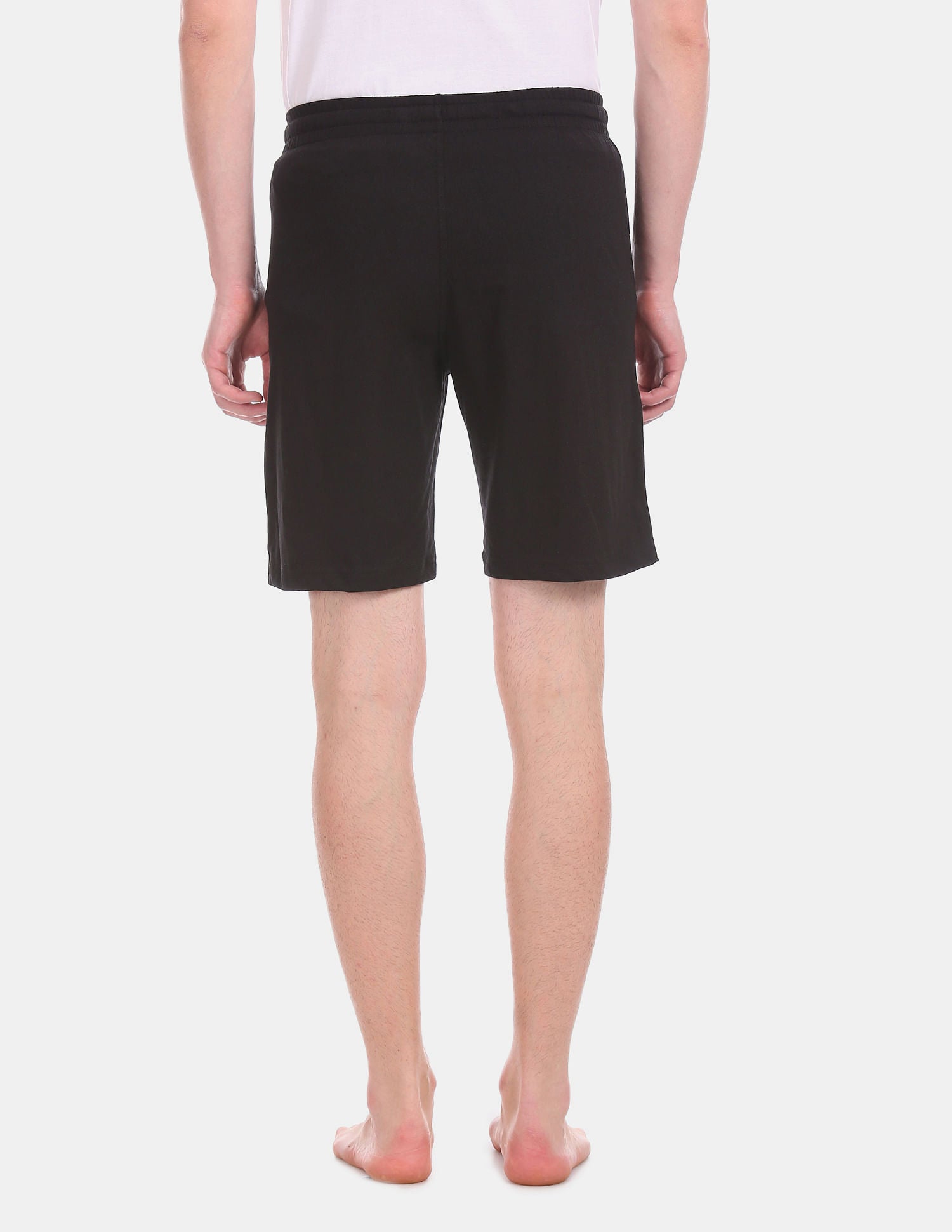Comfort Fit Cotton Polyester I668 Shorts - Pack Of 1 Black - U.S. POLO ASSN. | Large