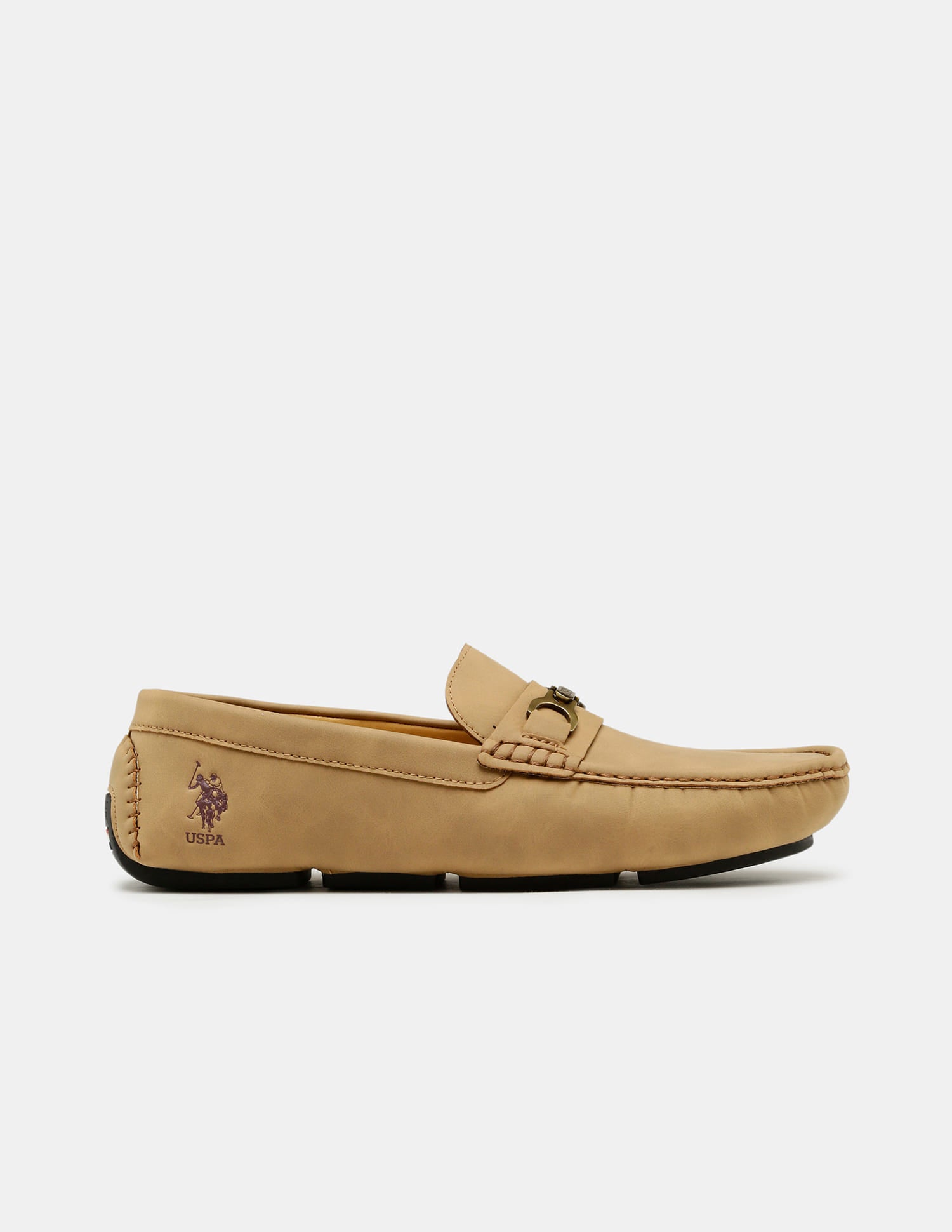 Round Toe Merrick Loafers Tan - U.S. Polo Assn. India | Large