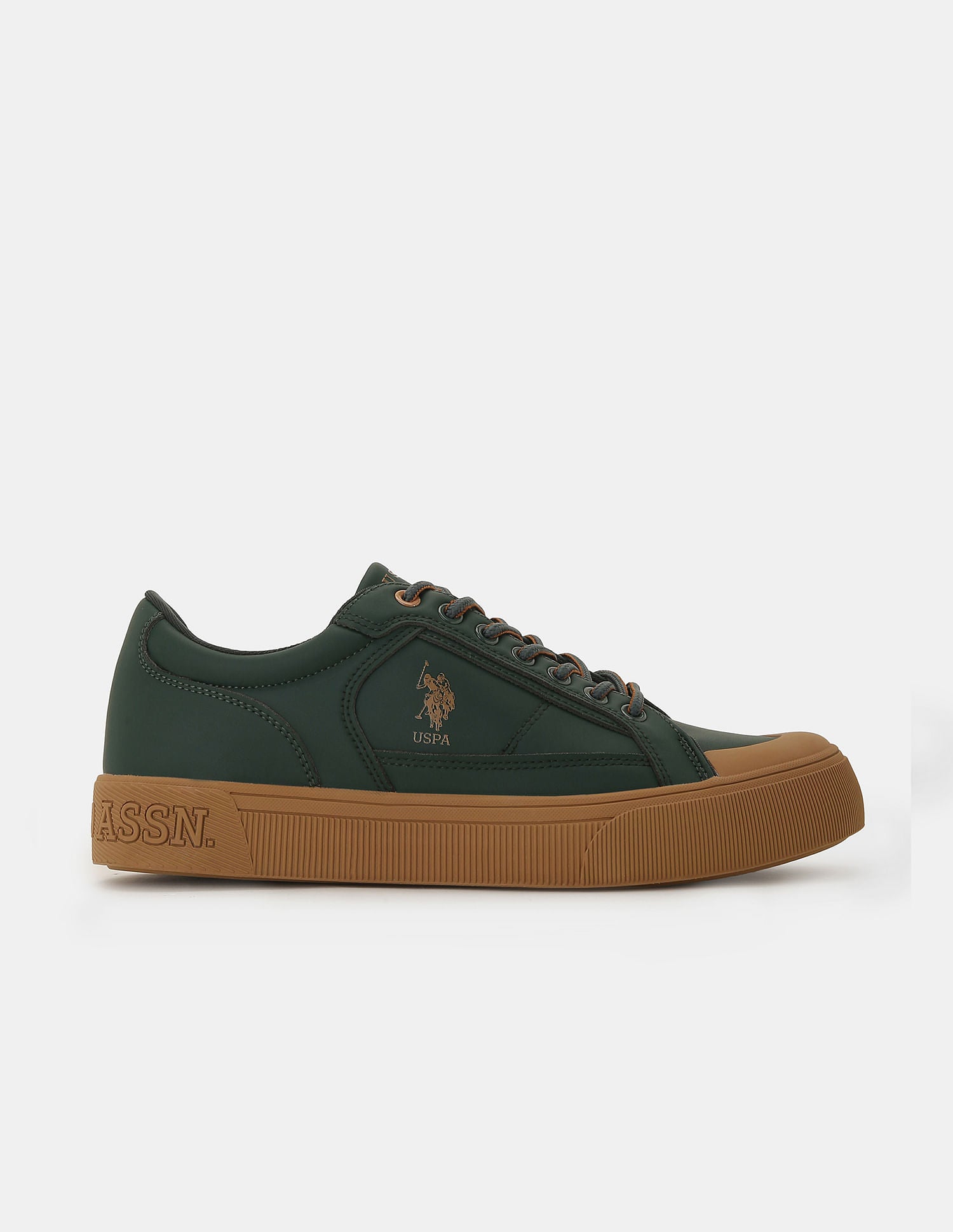 Men Ruben 2.0 Colour Blocked Sneakers Dark Green - U.S. POLO ASSN. | Large