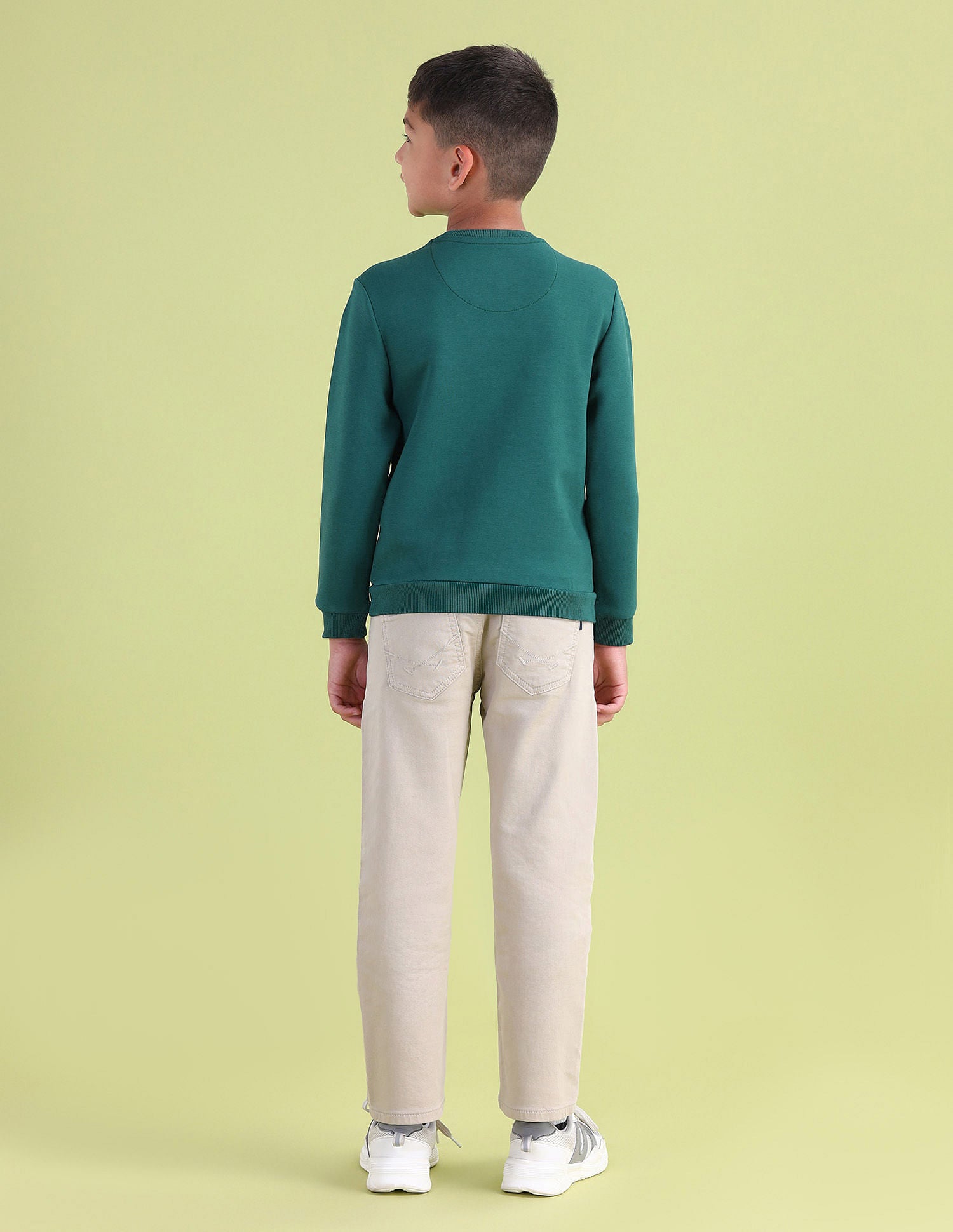 Boys Brand Embroidered Sweatshirt Kumquat - U.S. POLO ASSN. | Large