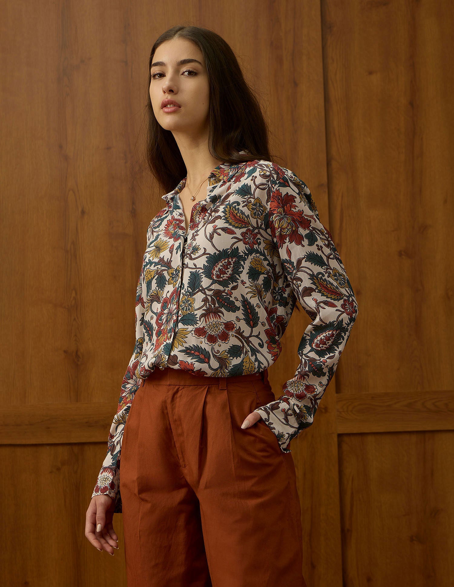 Regular Fit Floral Printed Shirt Multi-colour - U.S. POLO ASSN. | Large