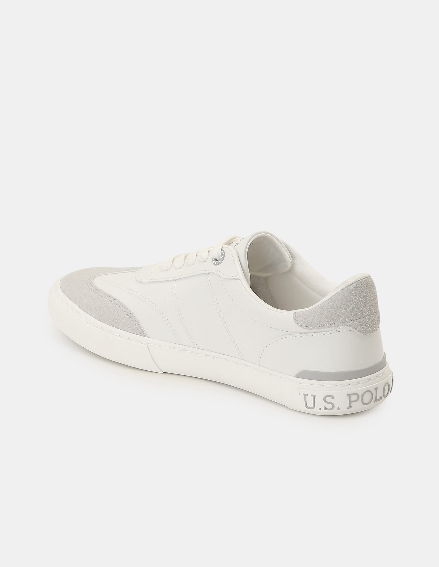 Men Colourblocked Gian 4.0 Sneakers Off White - U.S. Polo Assn. India | Large