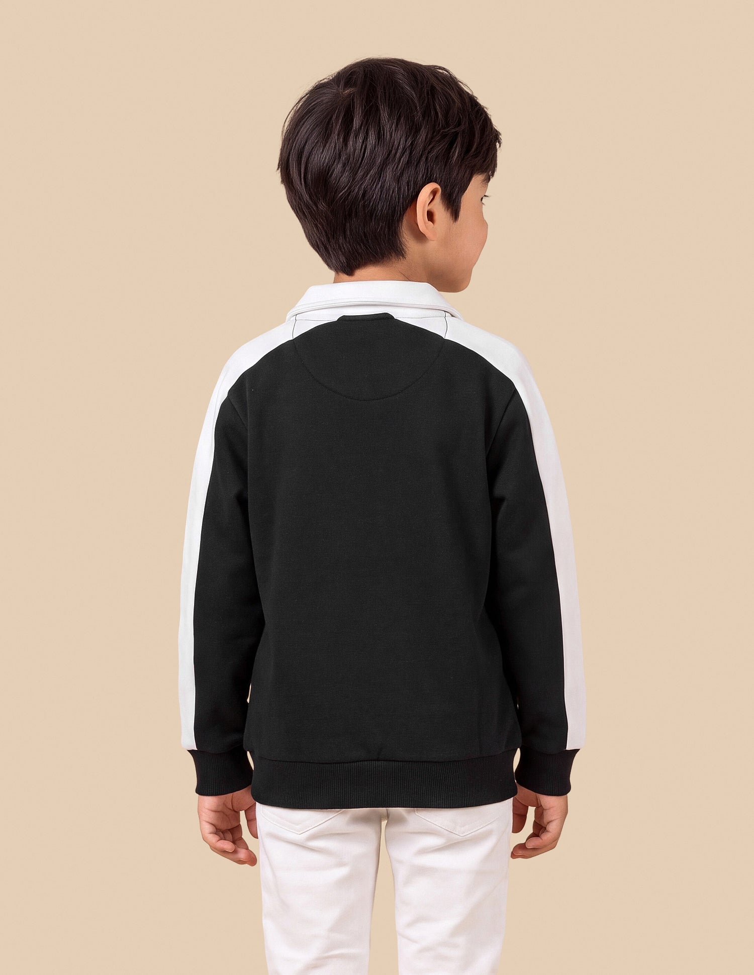 Brand Printed Regular Fit Sweatshirt White - U.S. Polo Assn. India | Large